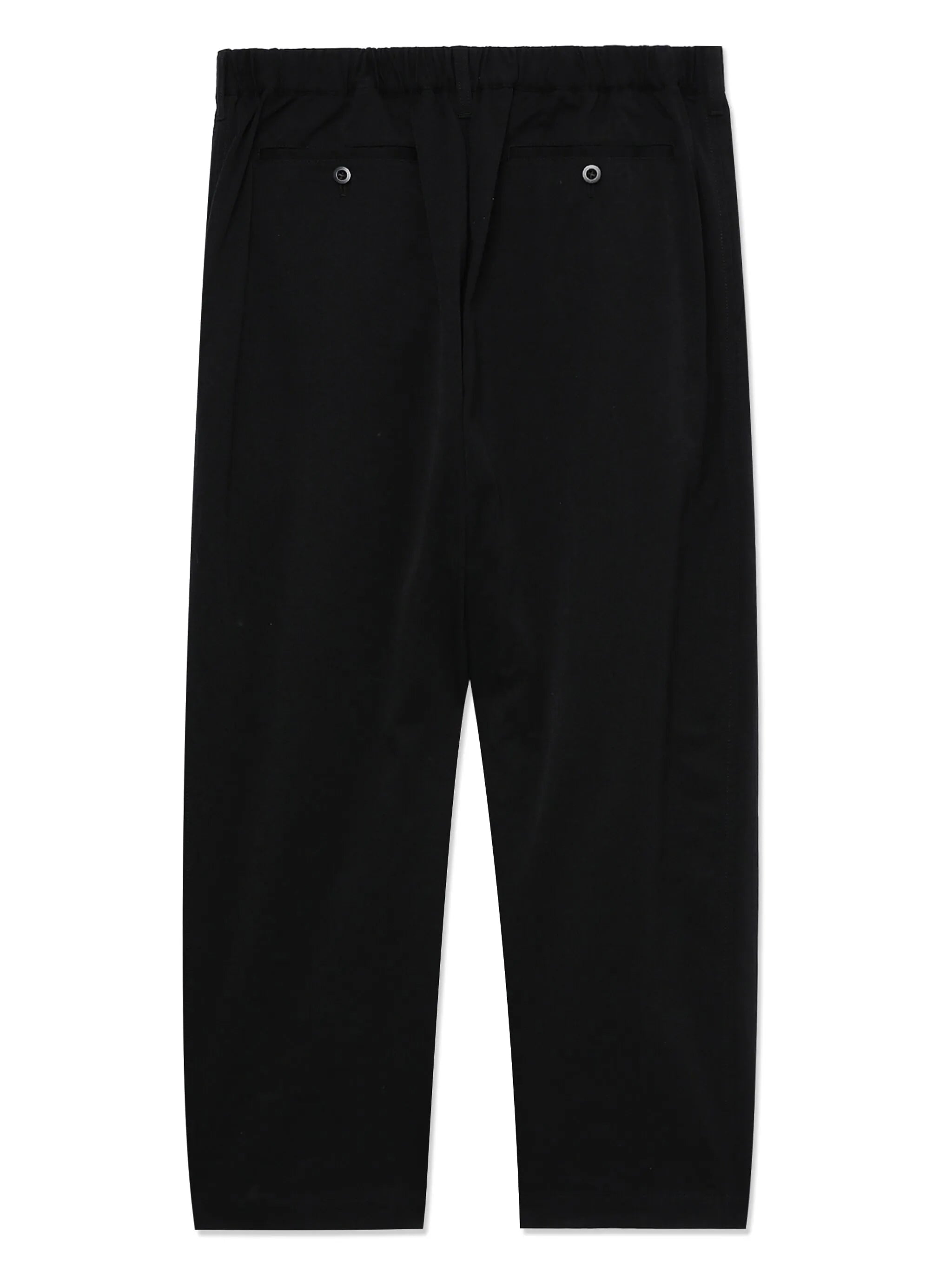 straight-leg drop-crotch trousers