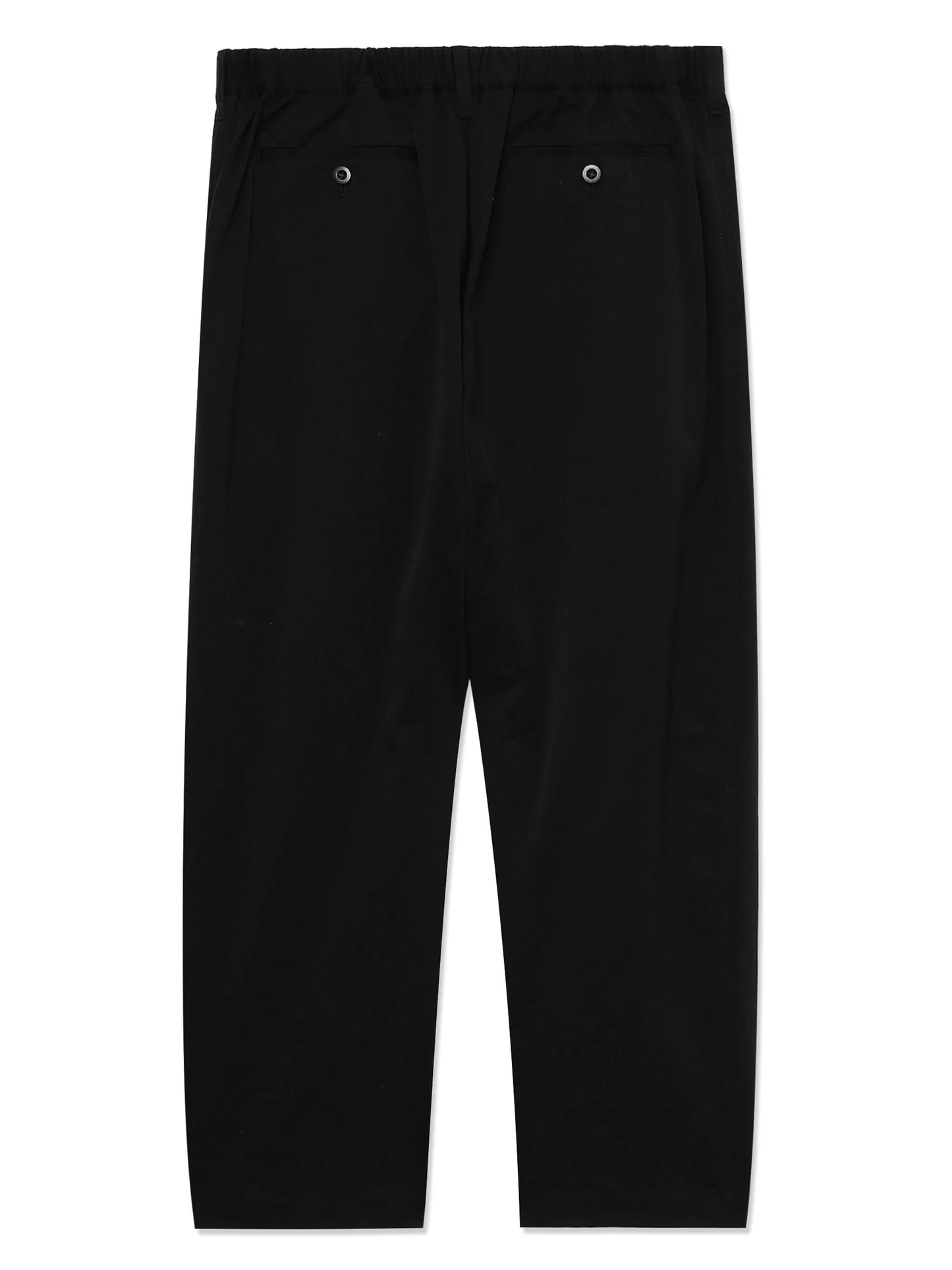 straight-leg drop-crotch trousers