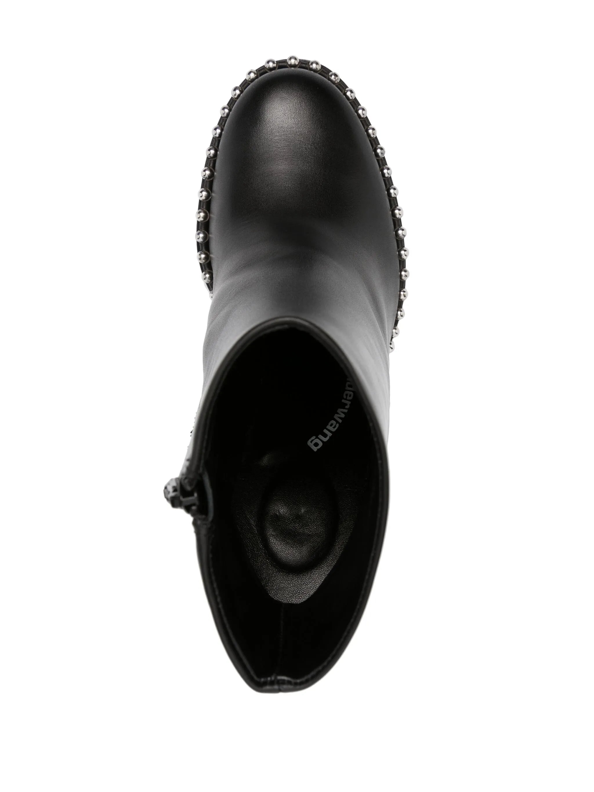 110mm stud-embellished leather ankle boots