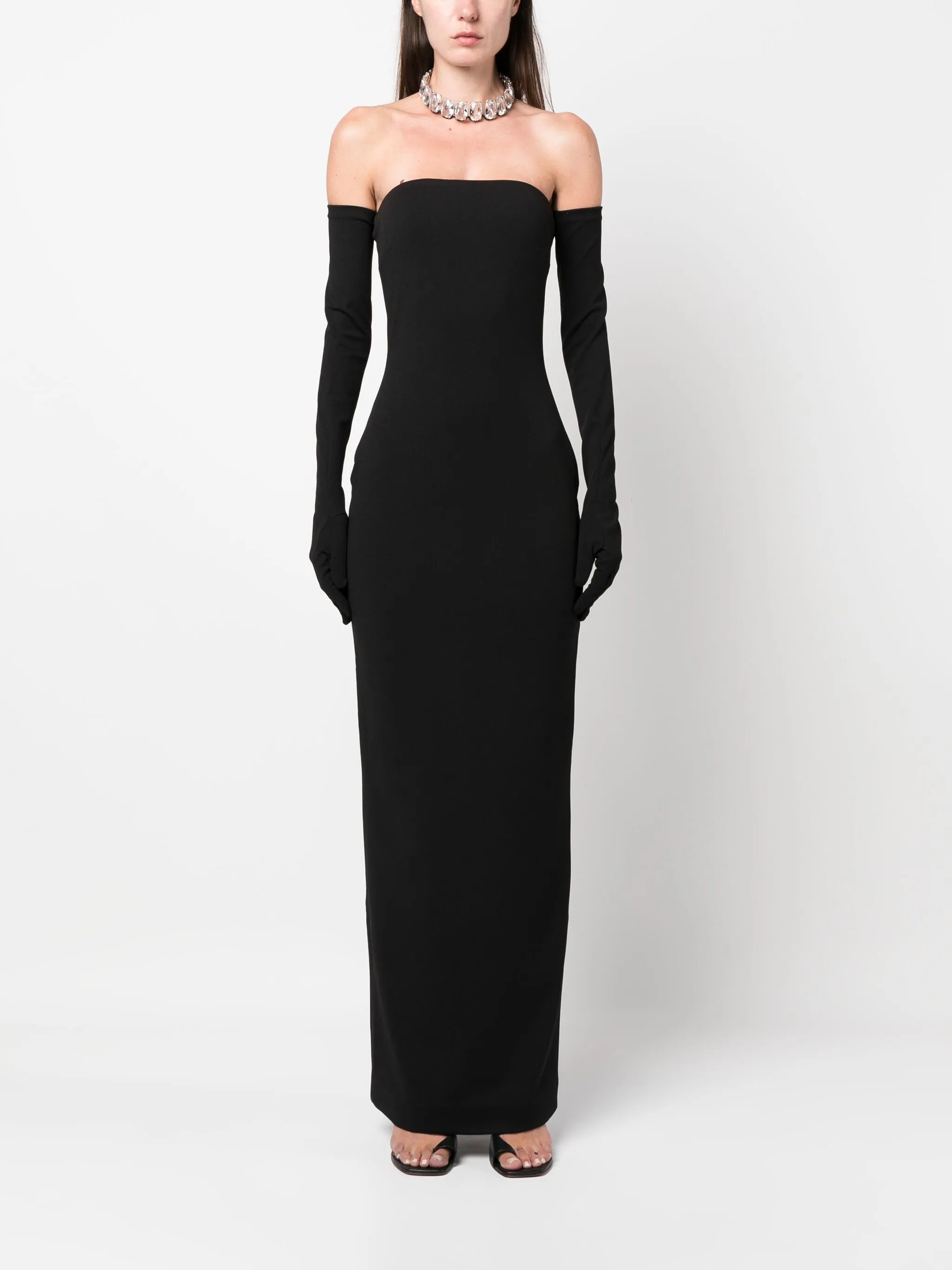 The Tullia strapless gown