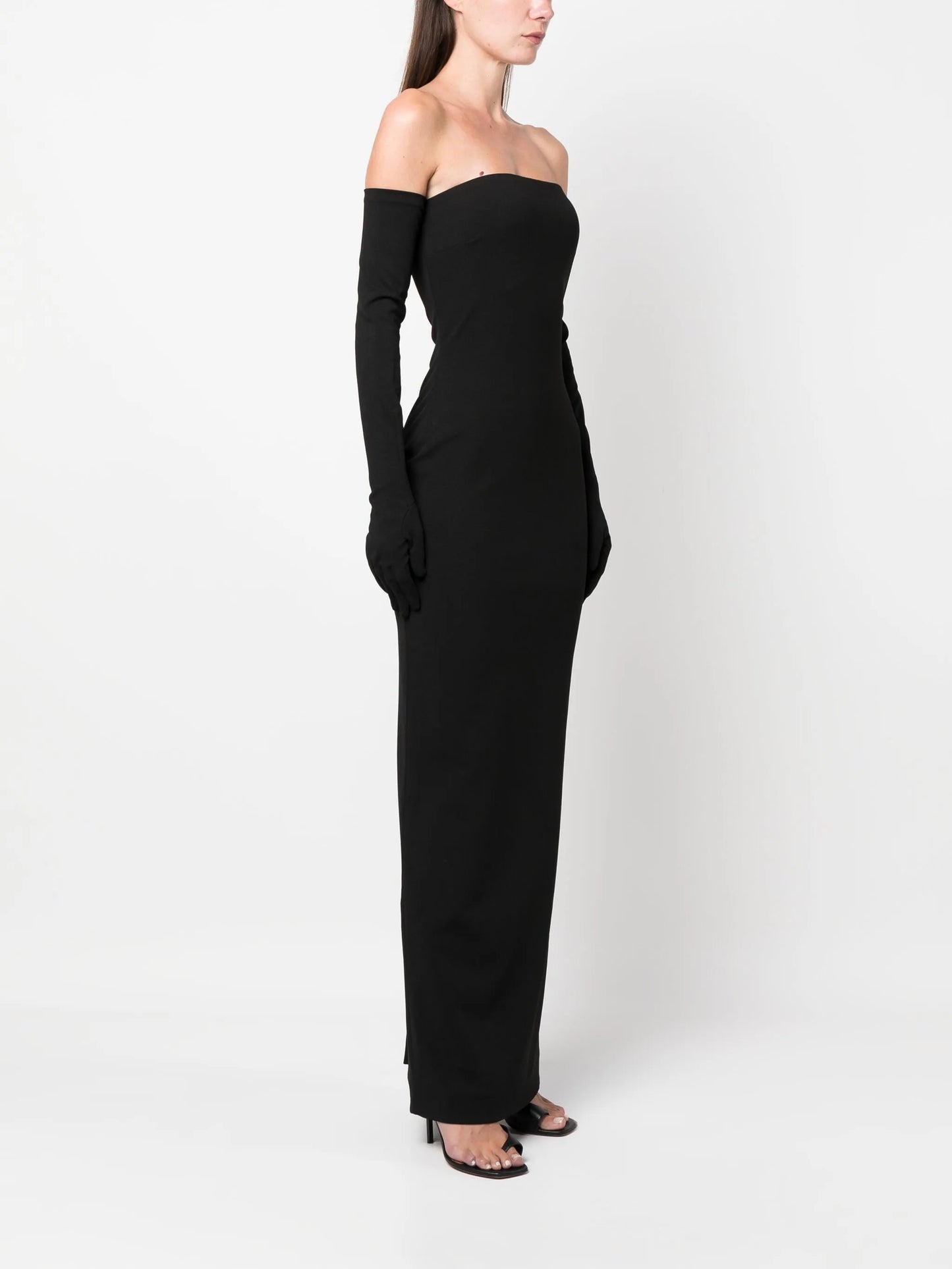 The Tullia strapless gown