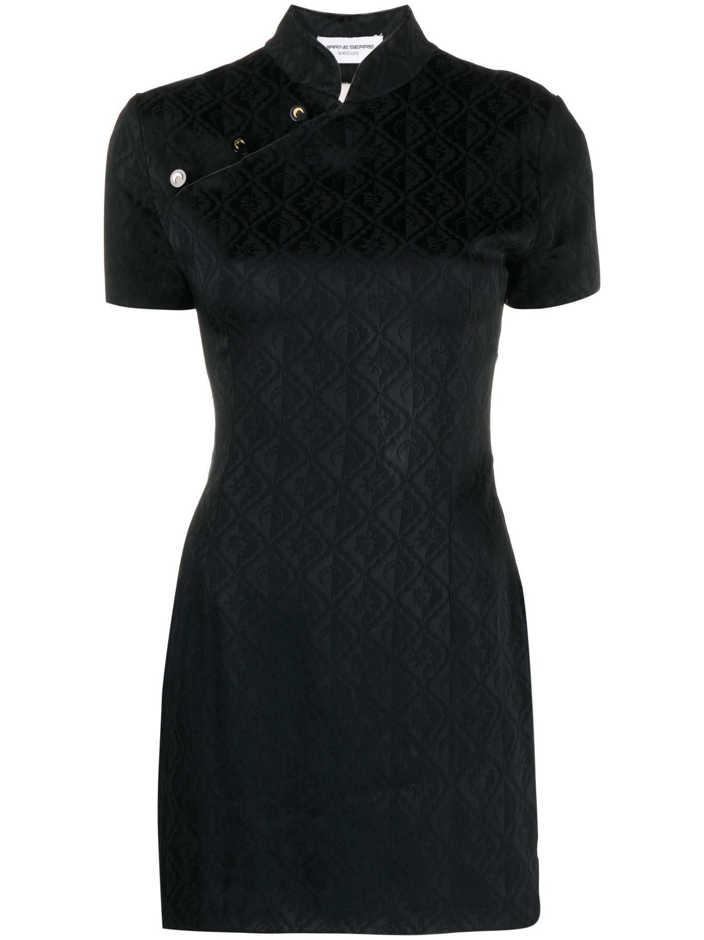 Moon Diamant-jacquard minidress
