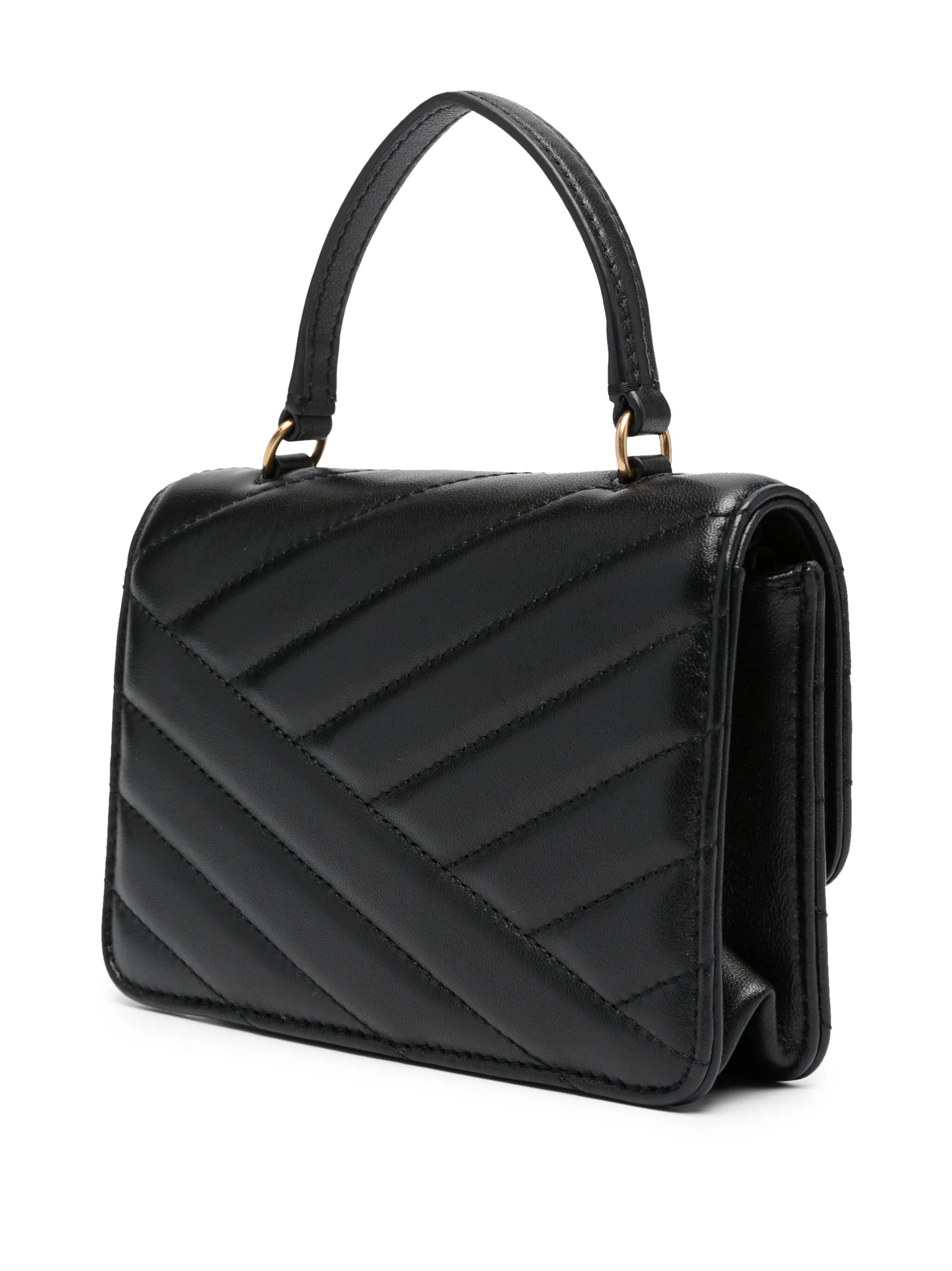 mini Kira Chevron Chain shoulder bag