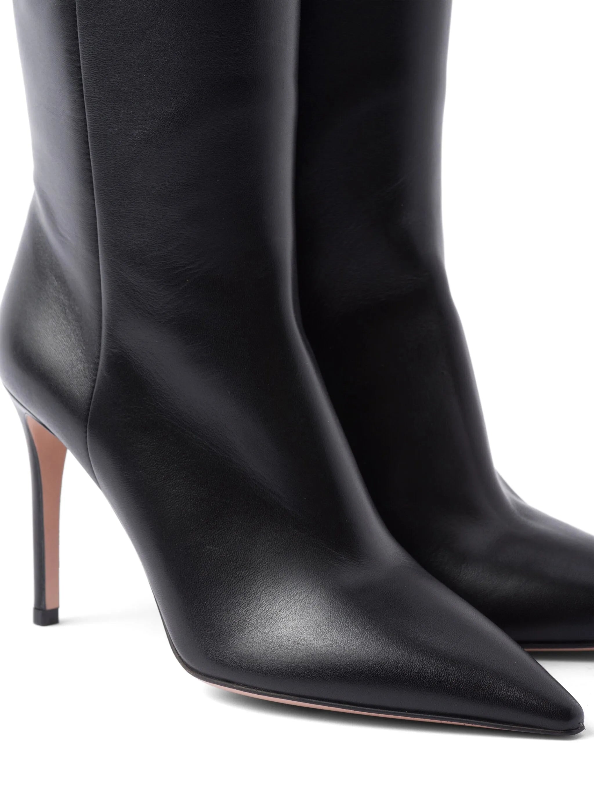 95mm knee-high nappa leather boots
