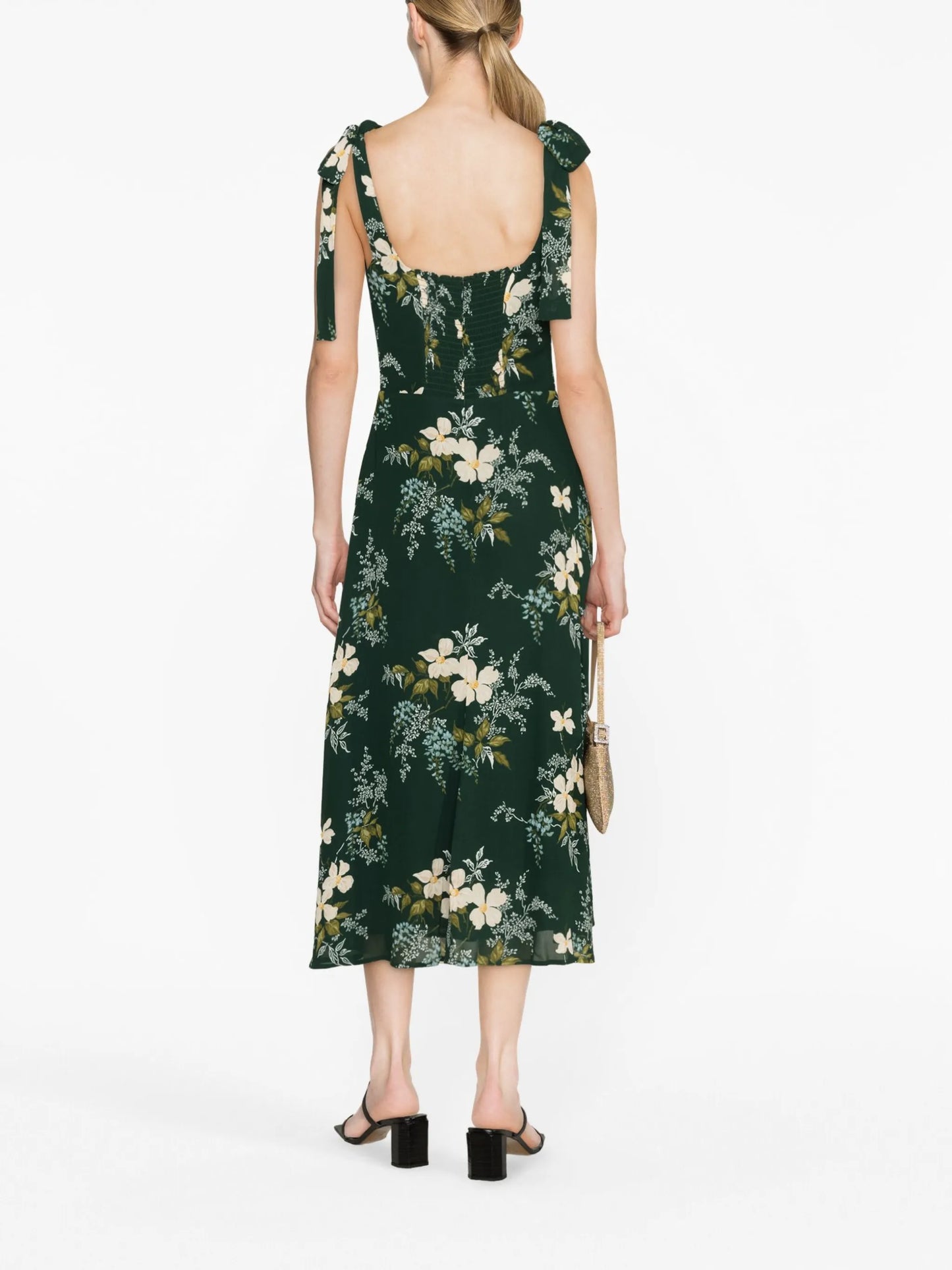 Twilight floral-print midi dress