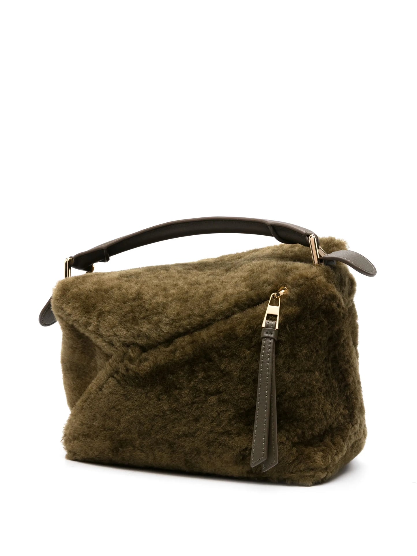 small Puzzle shearling tote bag