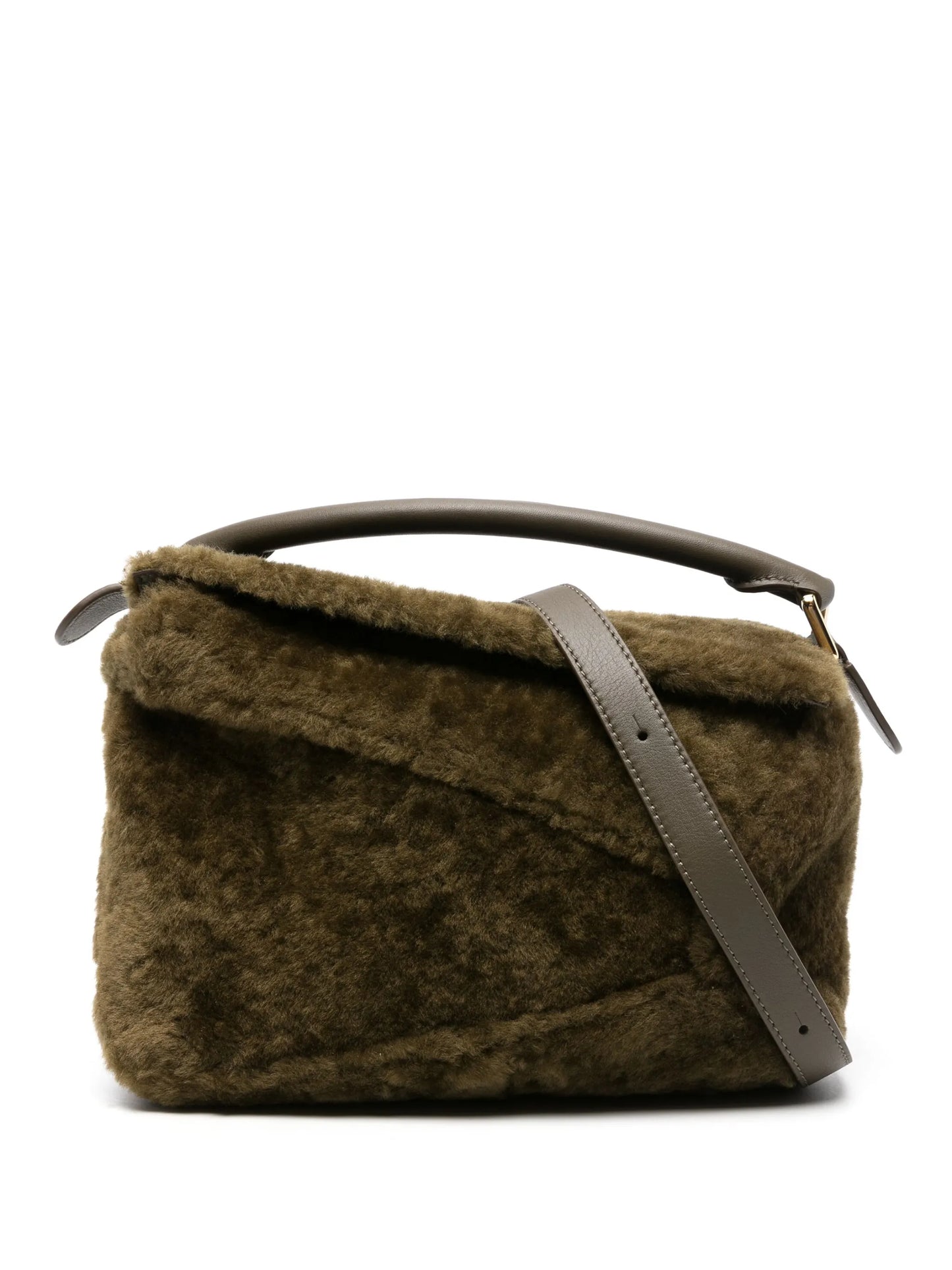 small Puzzle shearling tote bag