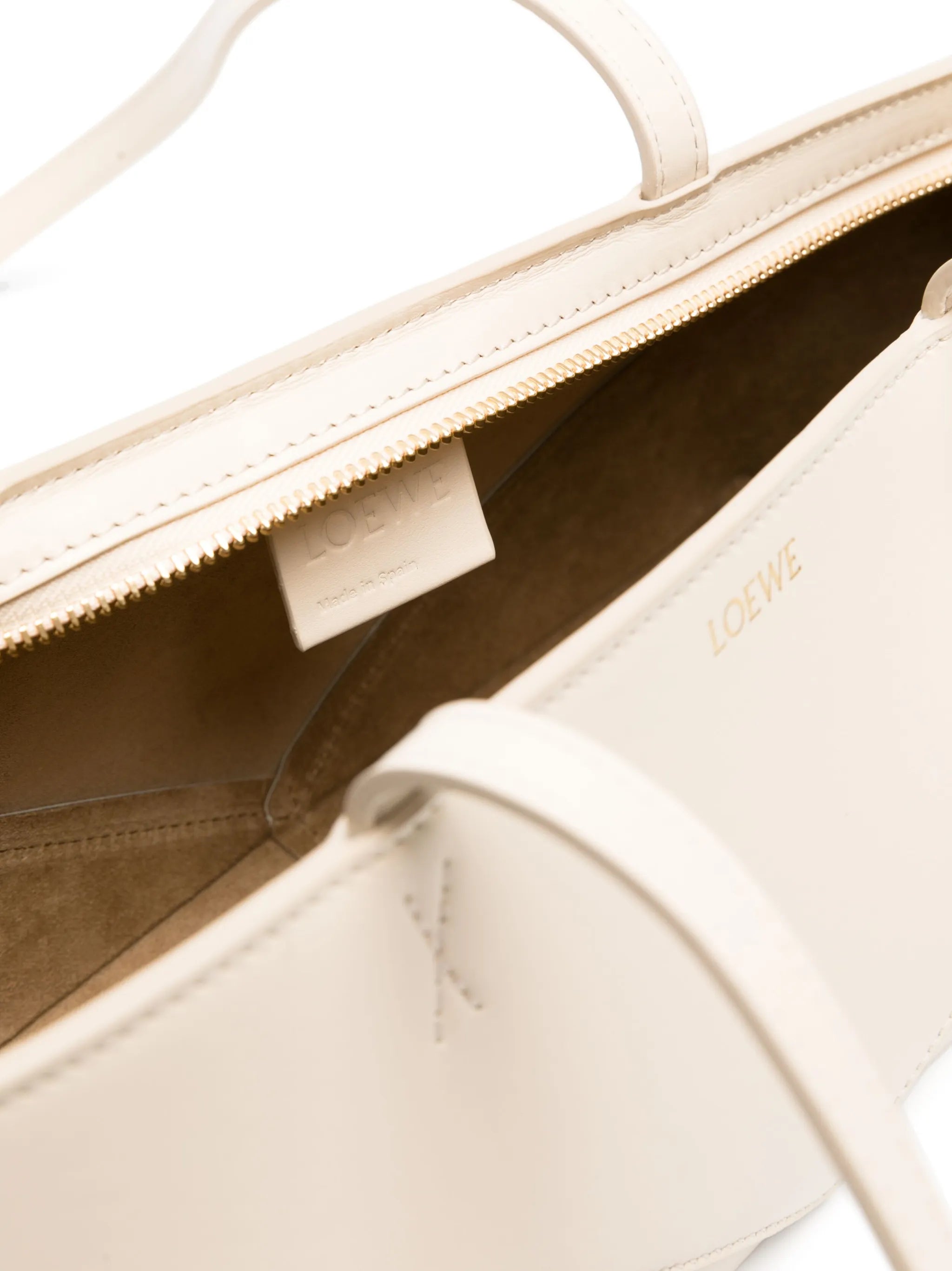 Puzzle Fold leather tote bag