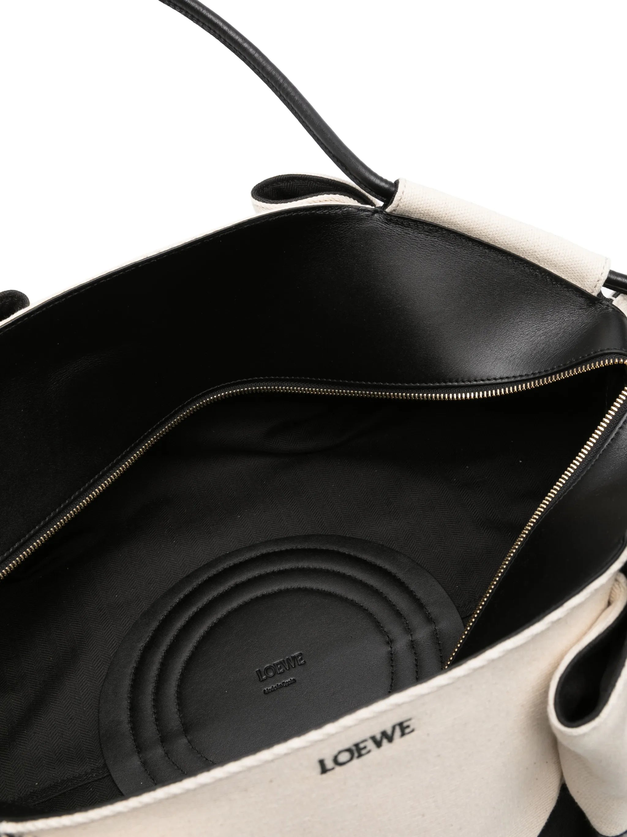 large Paseo two-tone tote bag
