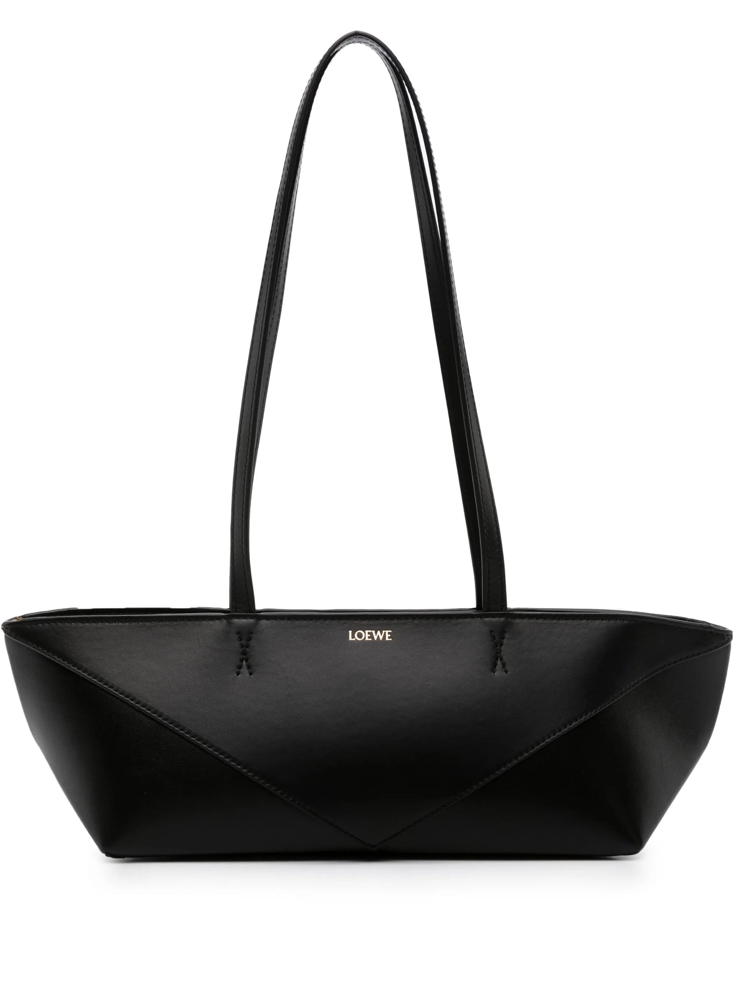 Puzzle Fold leather tote bag