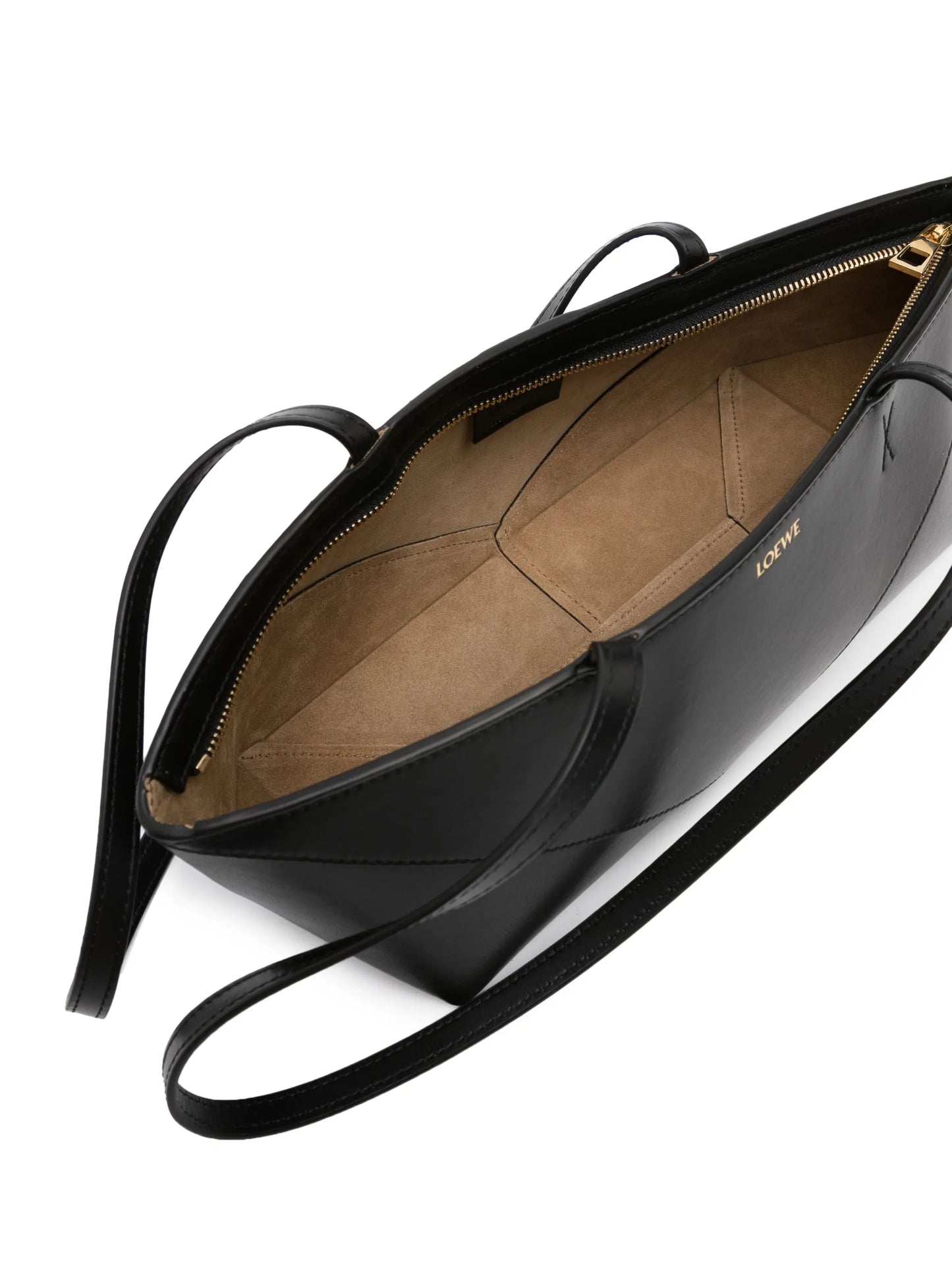 Puzzle Fold leather tote bag