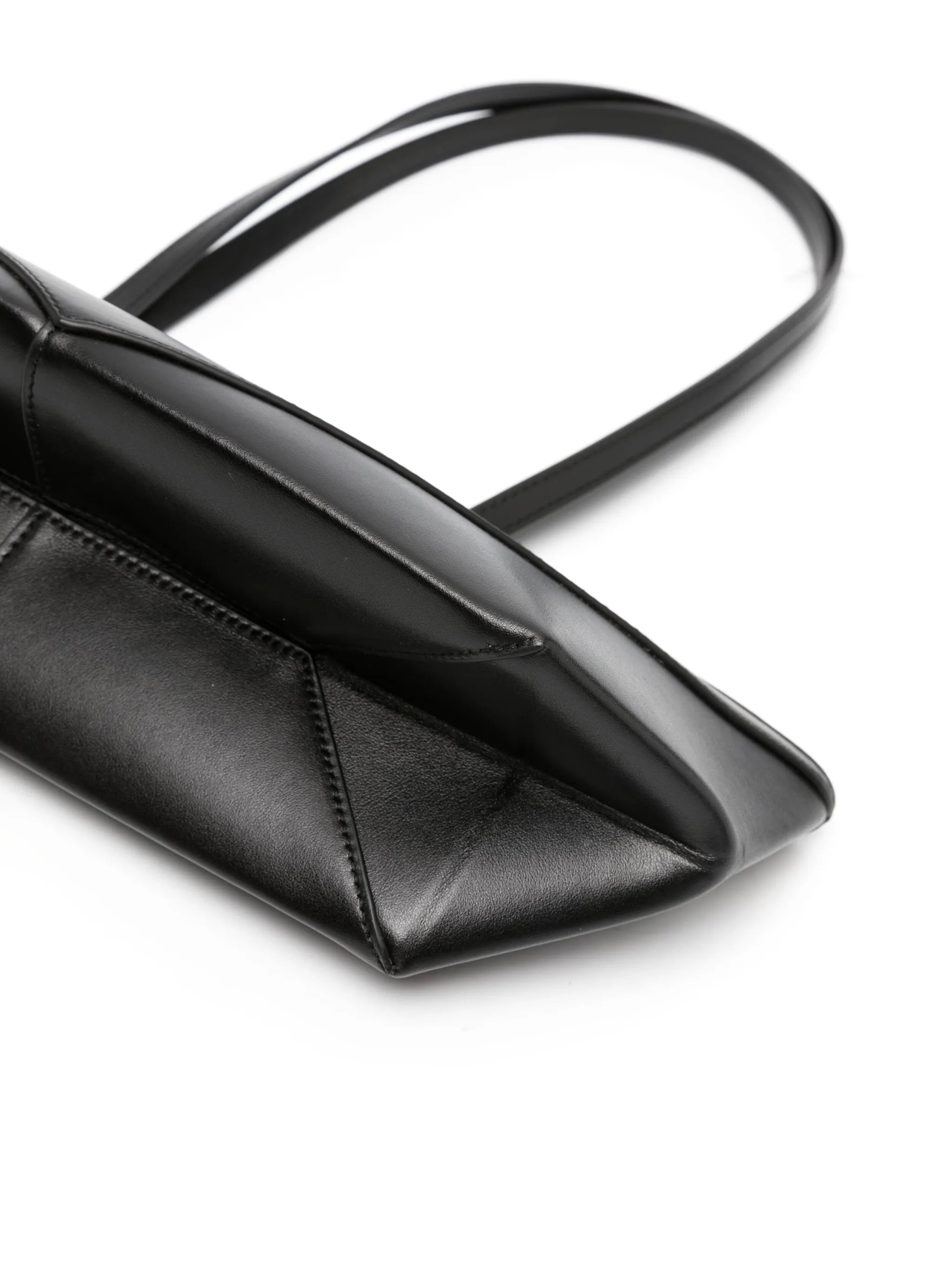 Puzzle Fold leather tote bag
