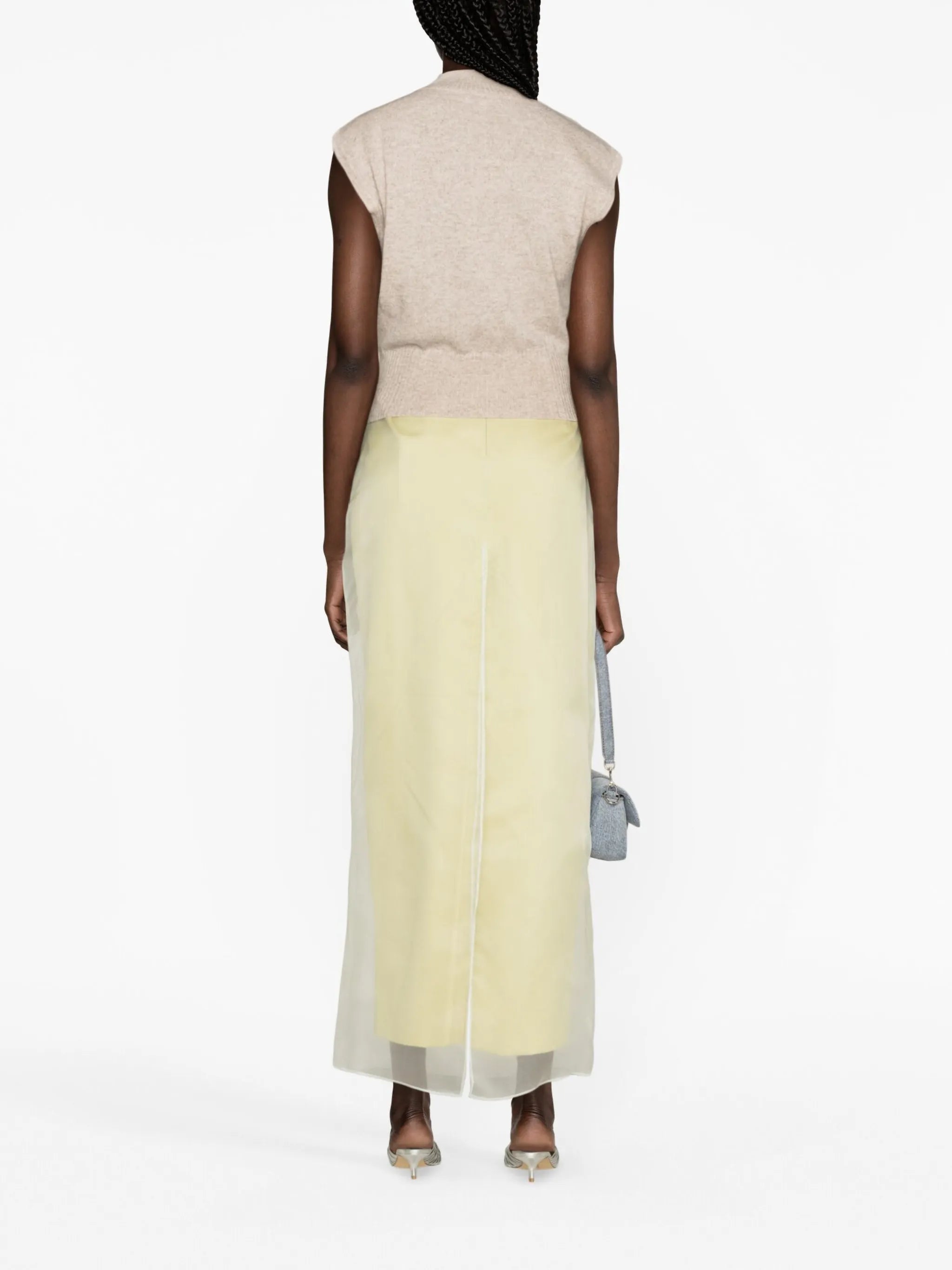 Arco sleeveless knitted top