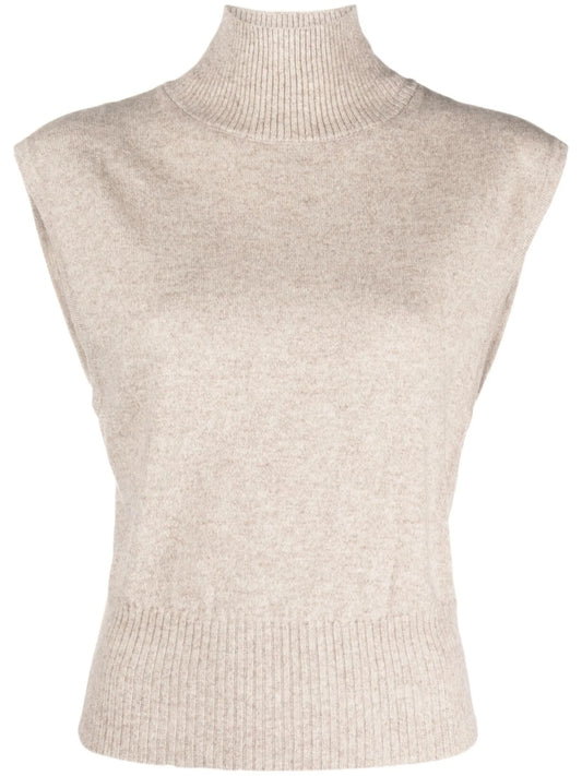 Arco sleeveless knitted top