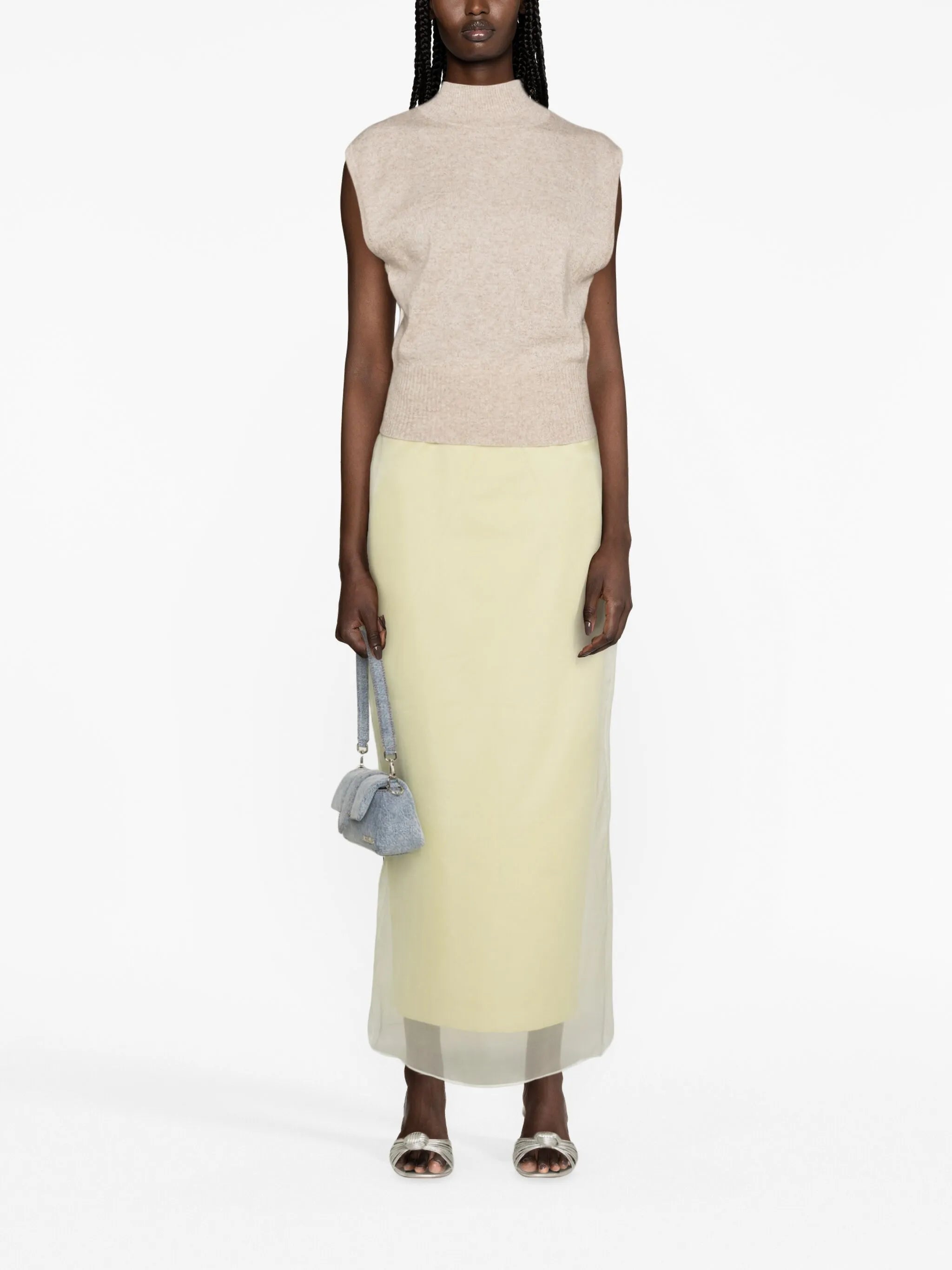 Arco sleeveless knitted top