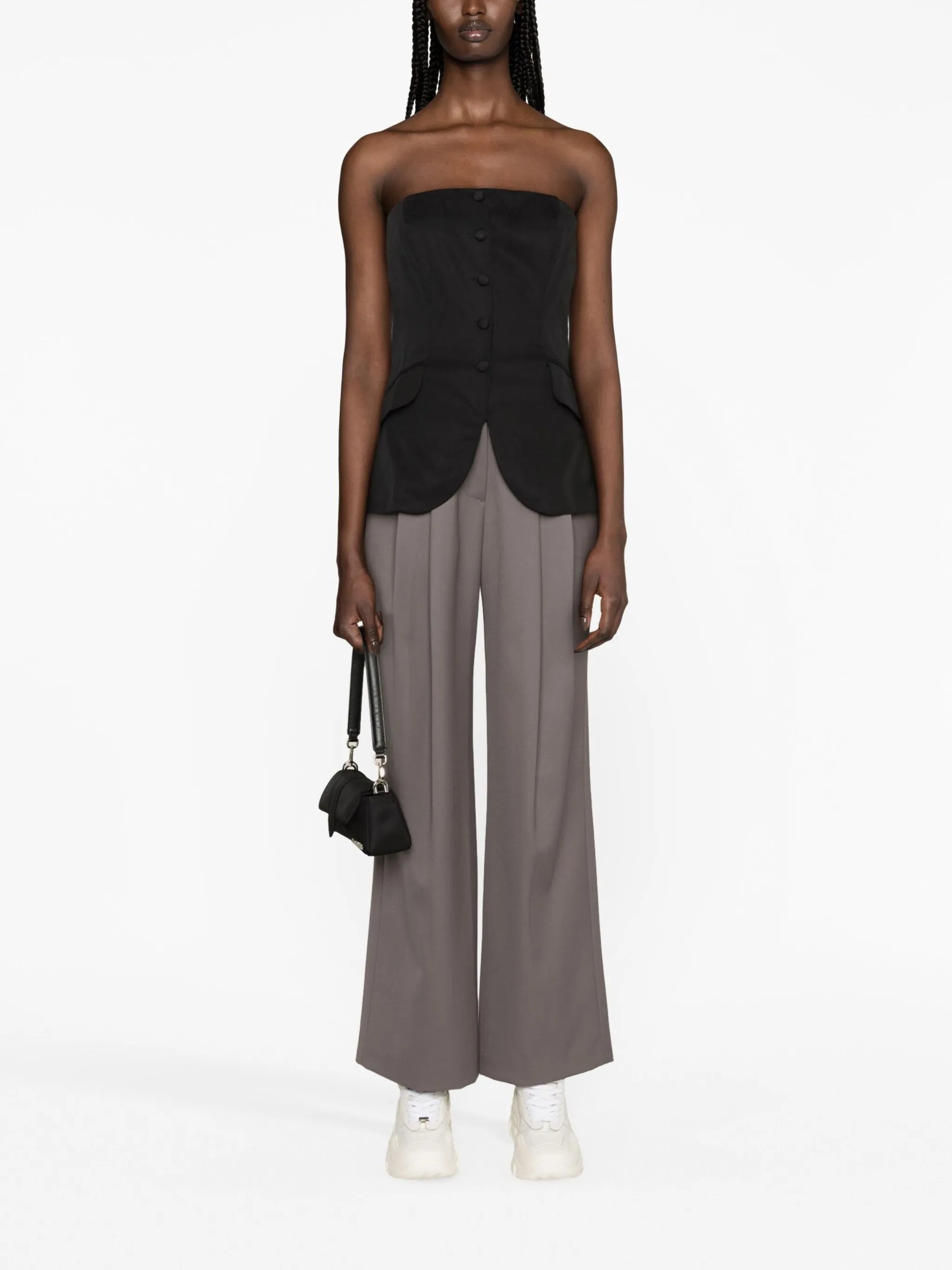Tonya strapless blazer top