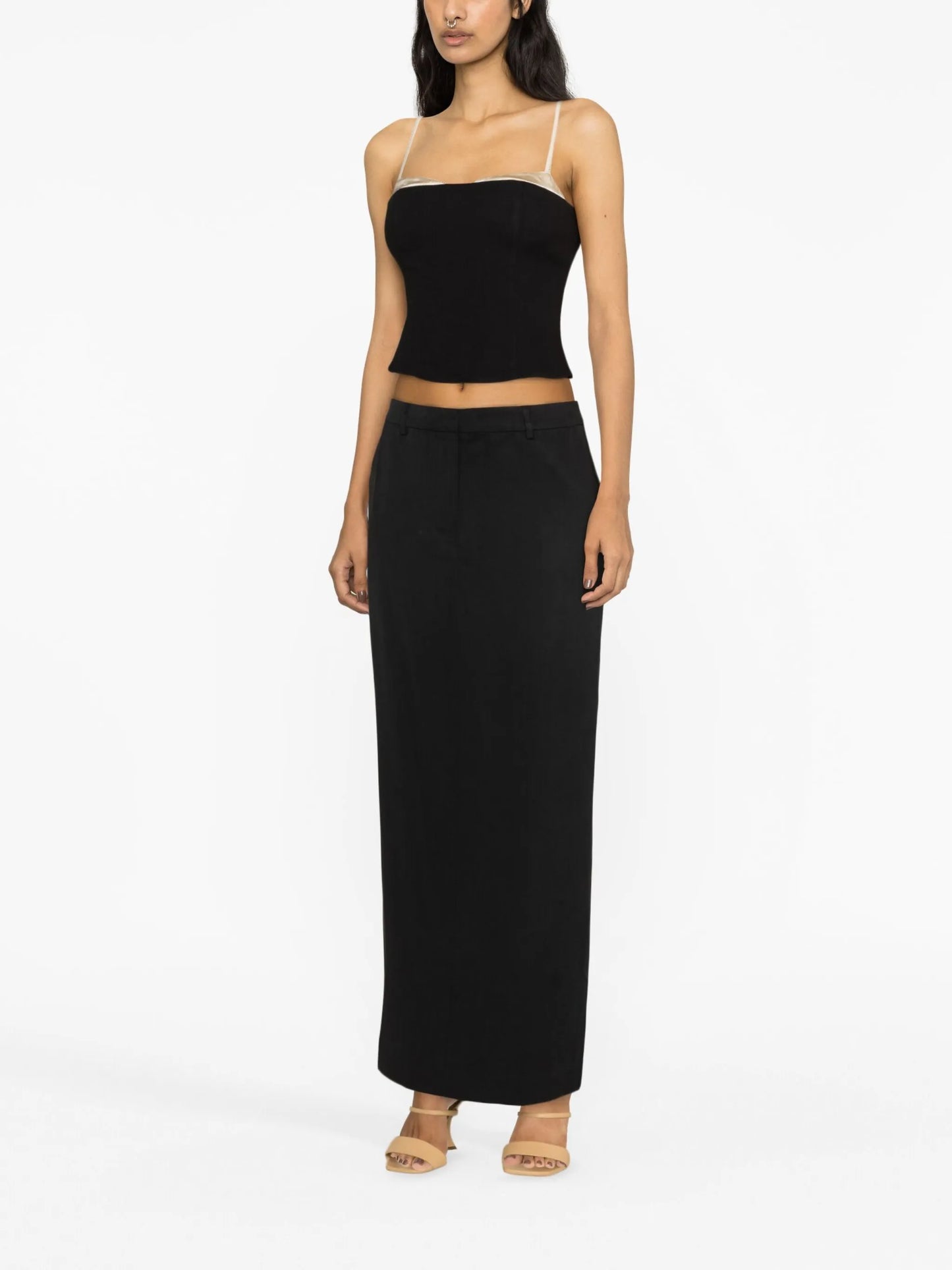 Melanie contrast-trimmed tank top
