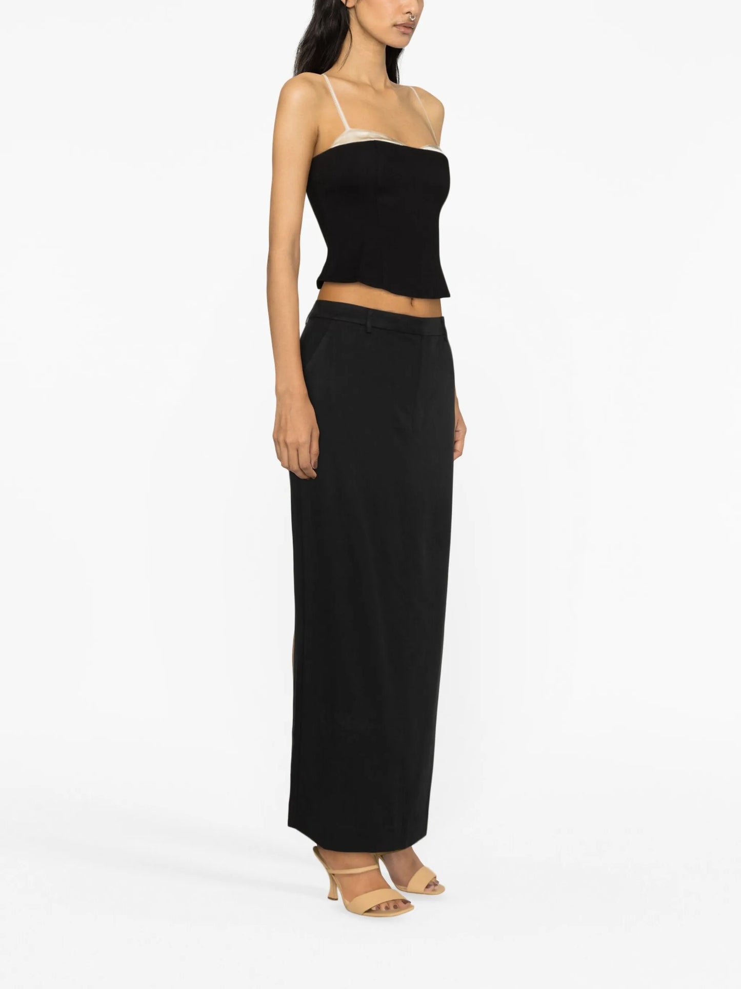 Melanie contrast-trimmed tank top