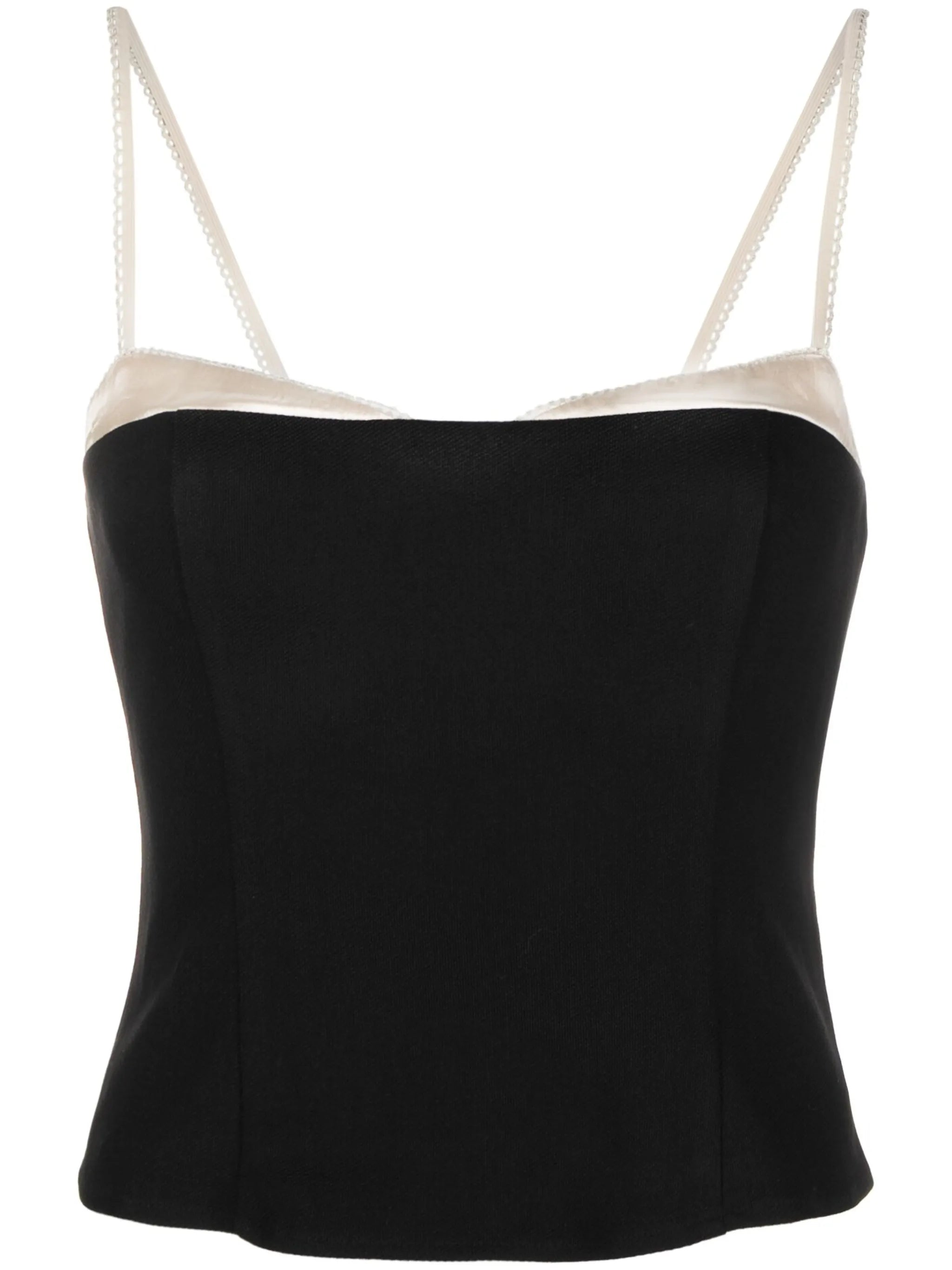Melanie contrast-trimmed tank top