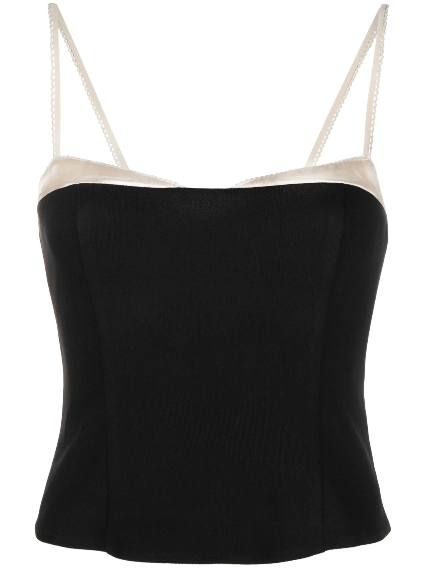 Melanie contrast-trimmed tank top