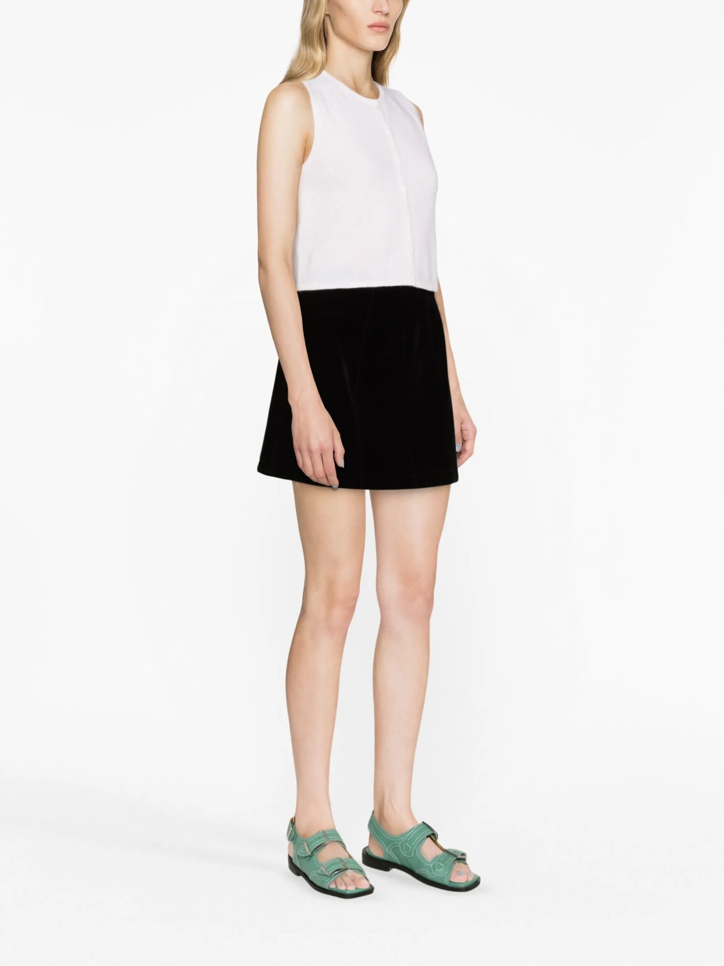 Jace sleeveless cashmere top