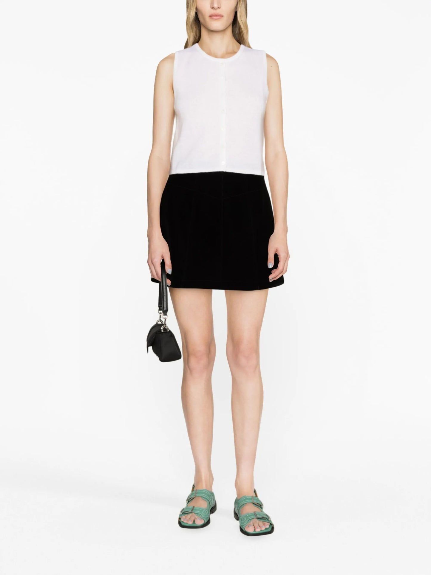 Jace sleeveless cashmere top