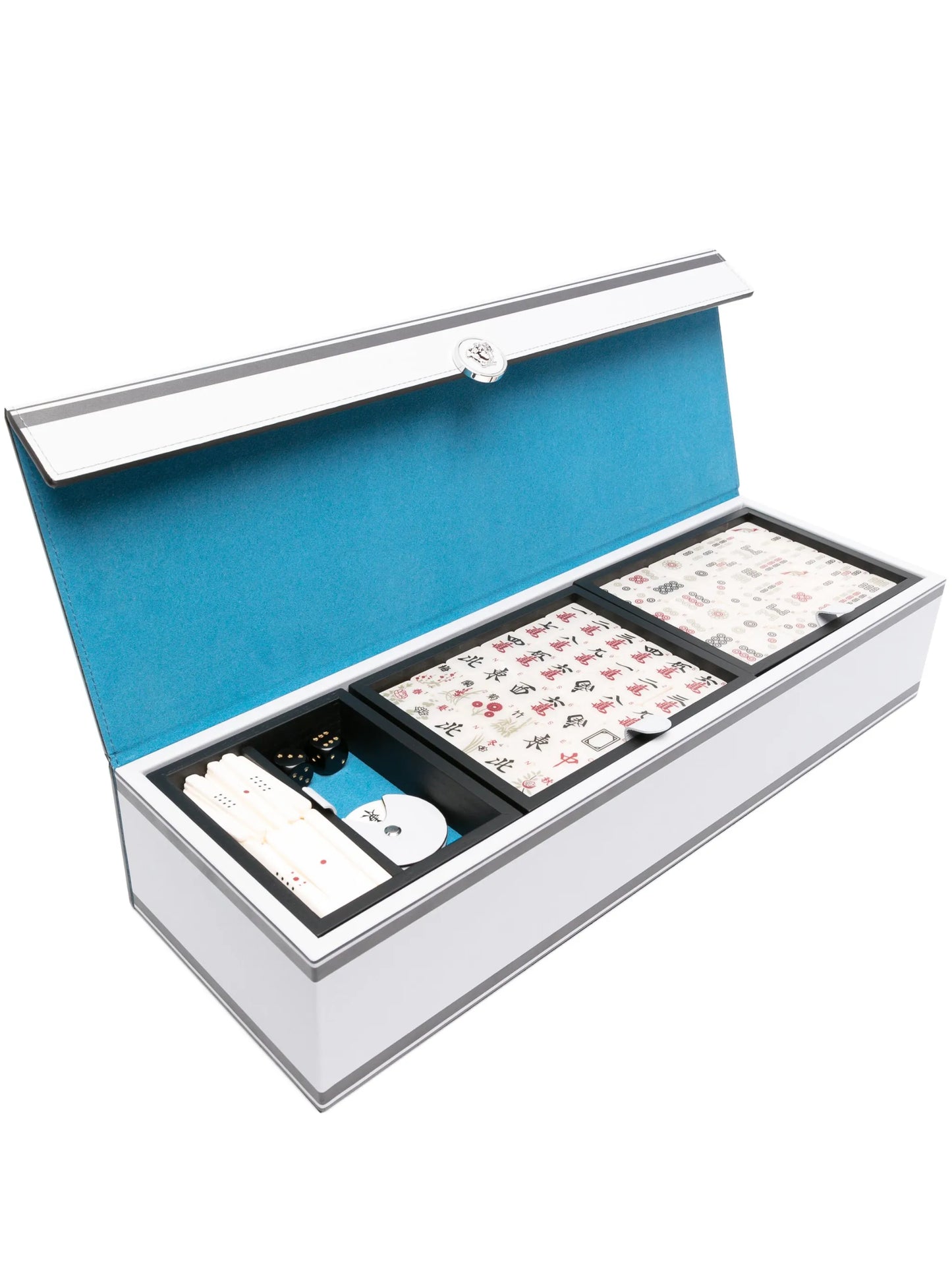 Barocco-print mahjong set (52cm x 10.5cm)