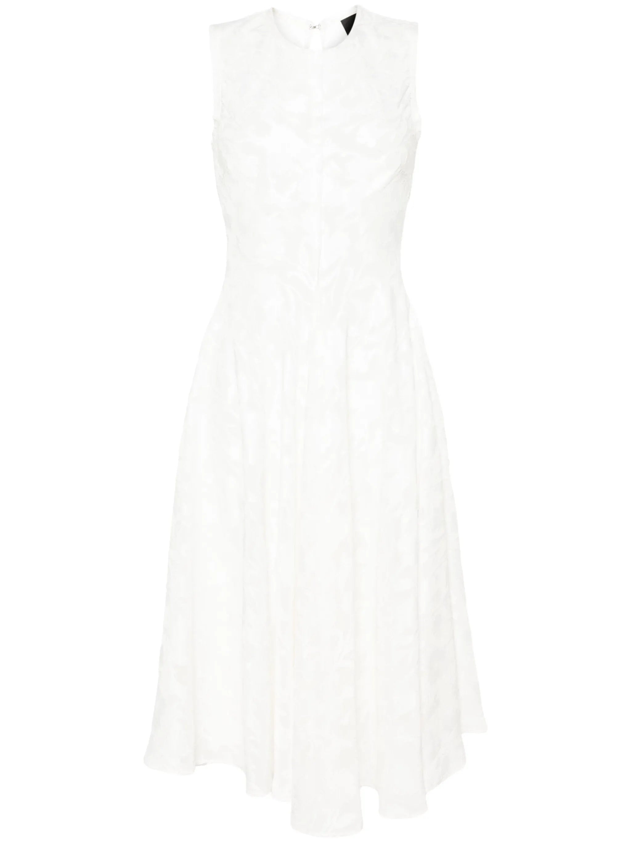 Chris floral-jacquard dress