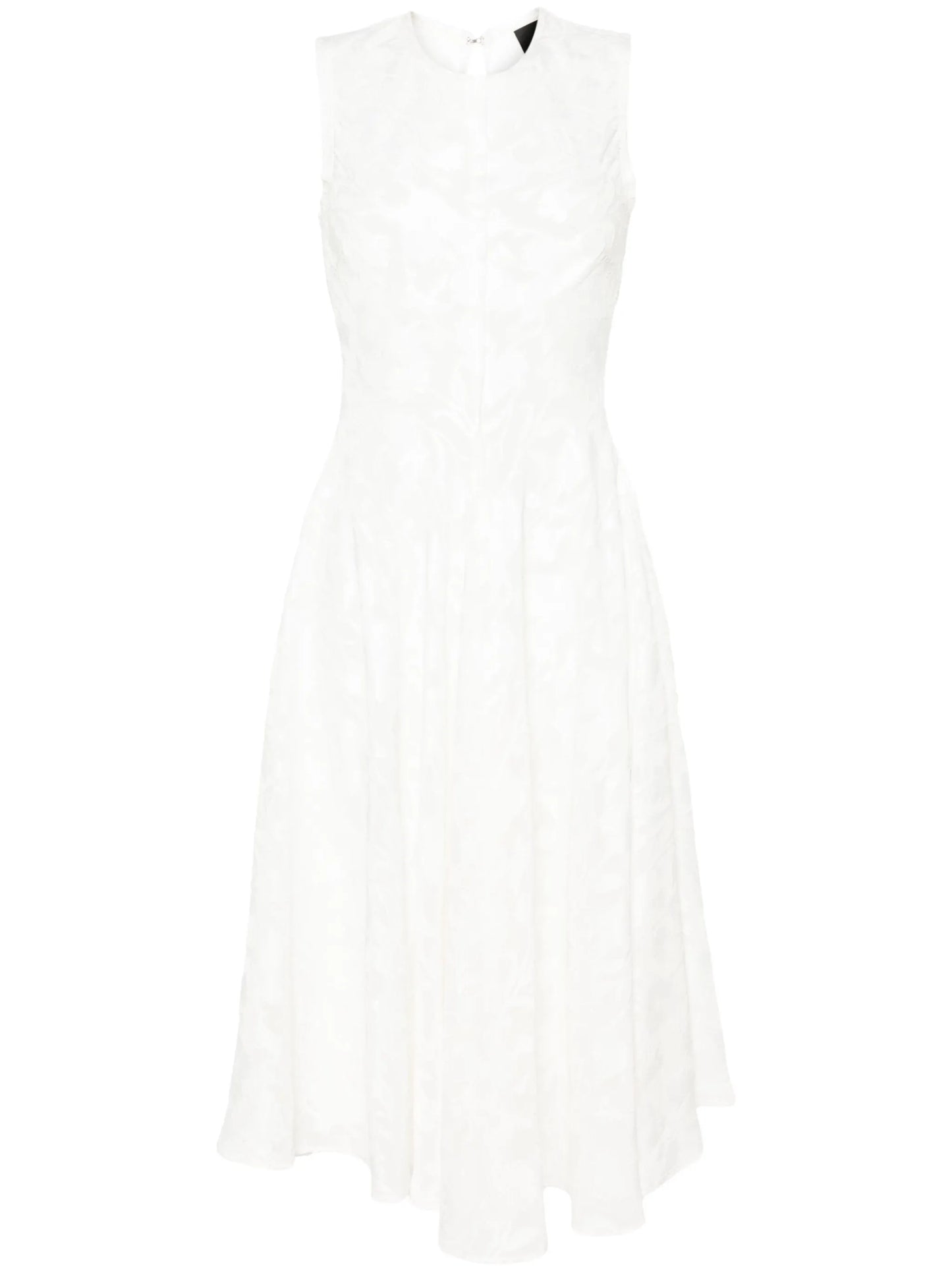 Chris floral-jacquard dress