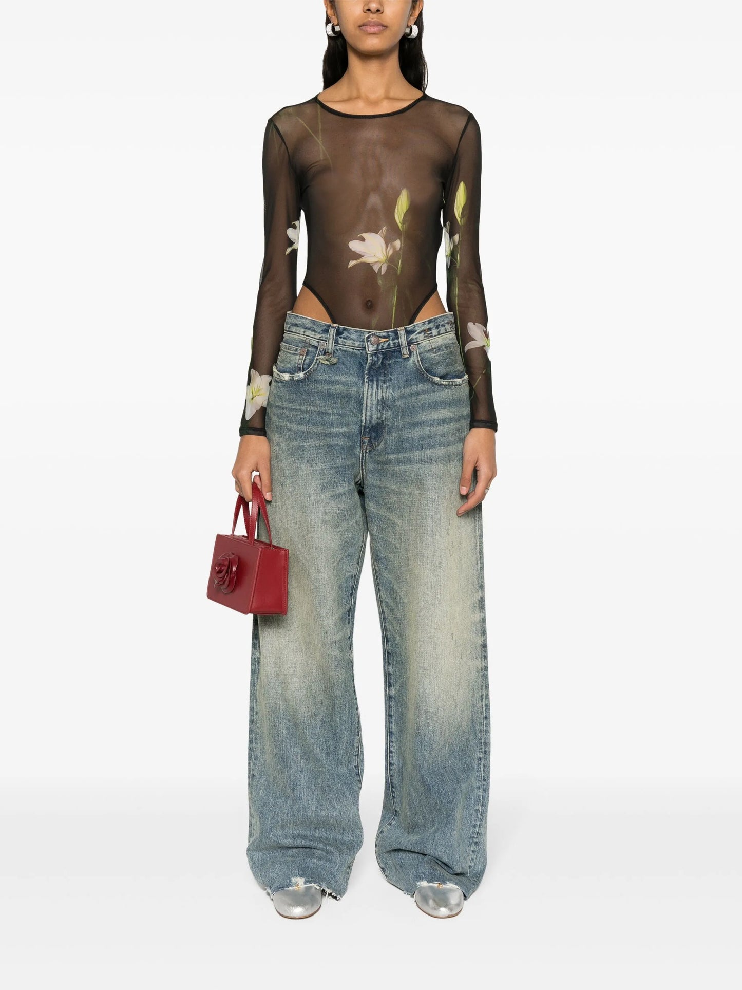 Carly floral-print body