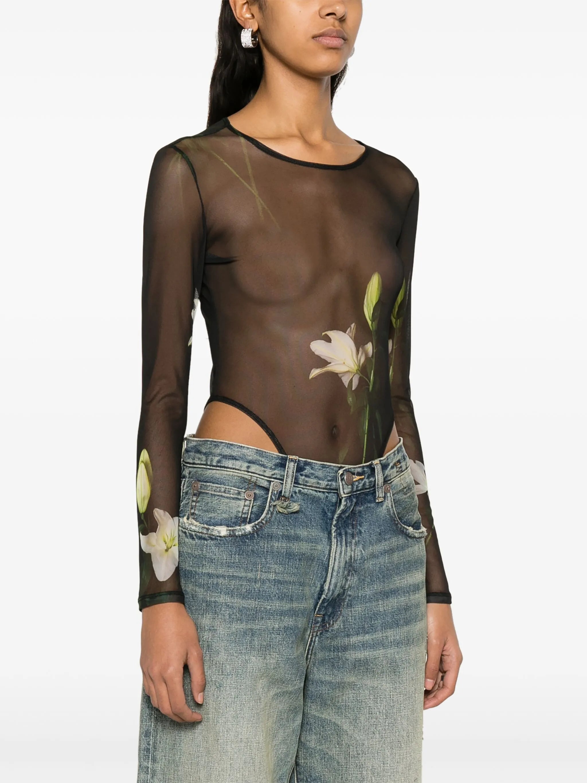 Carly floral-print body