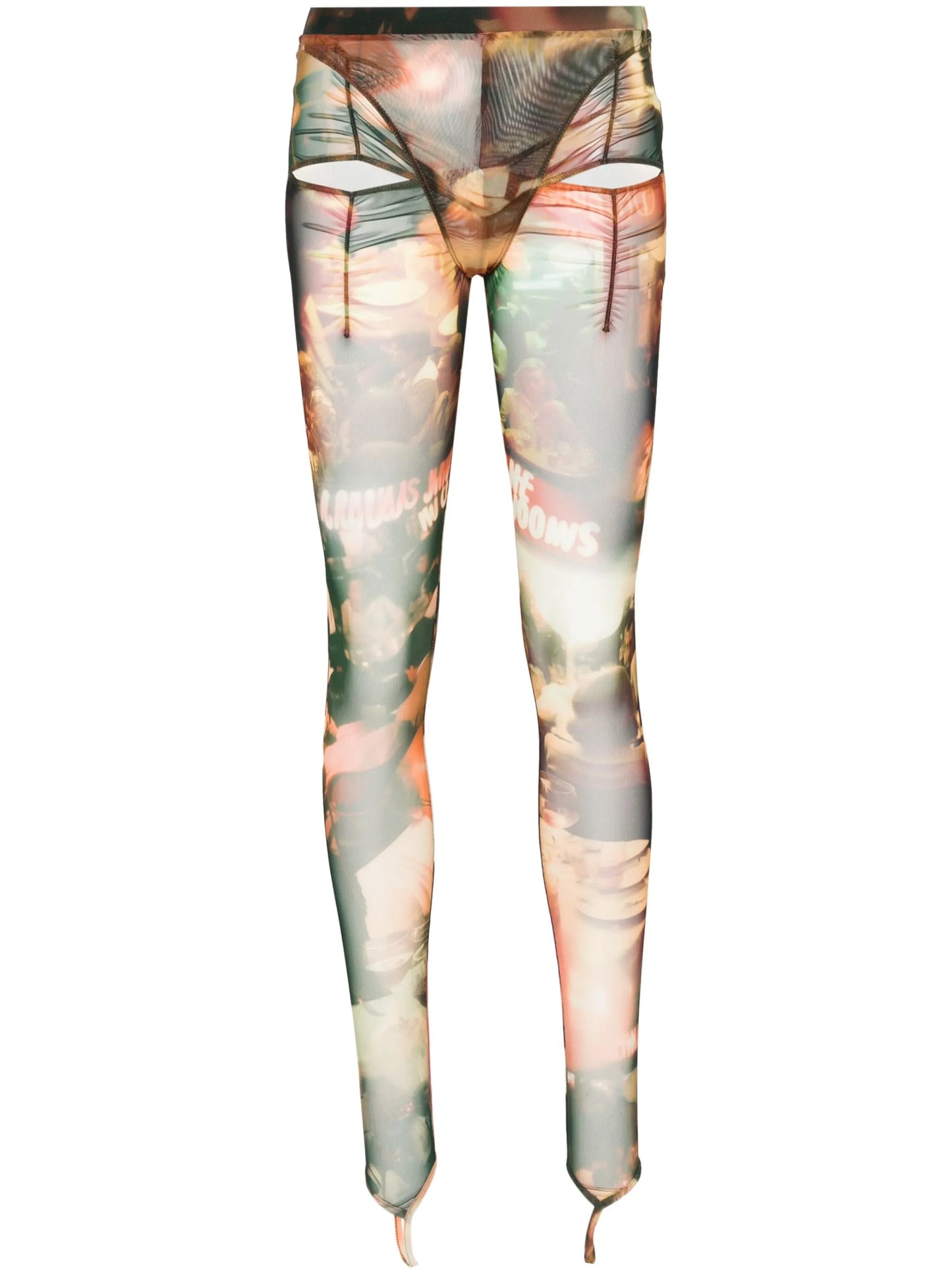 Carly graphic-print leggings