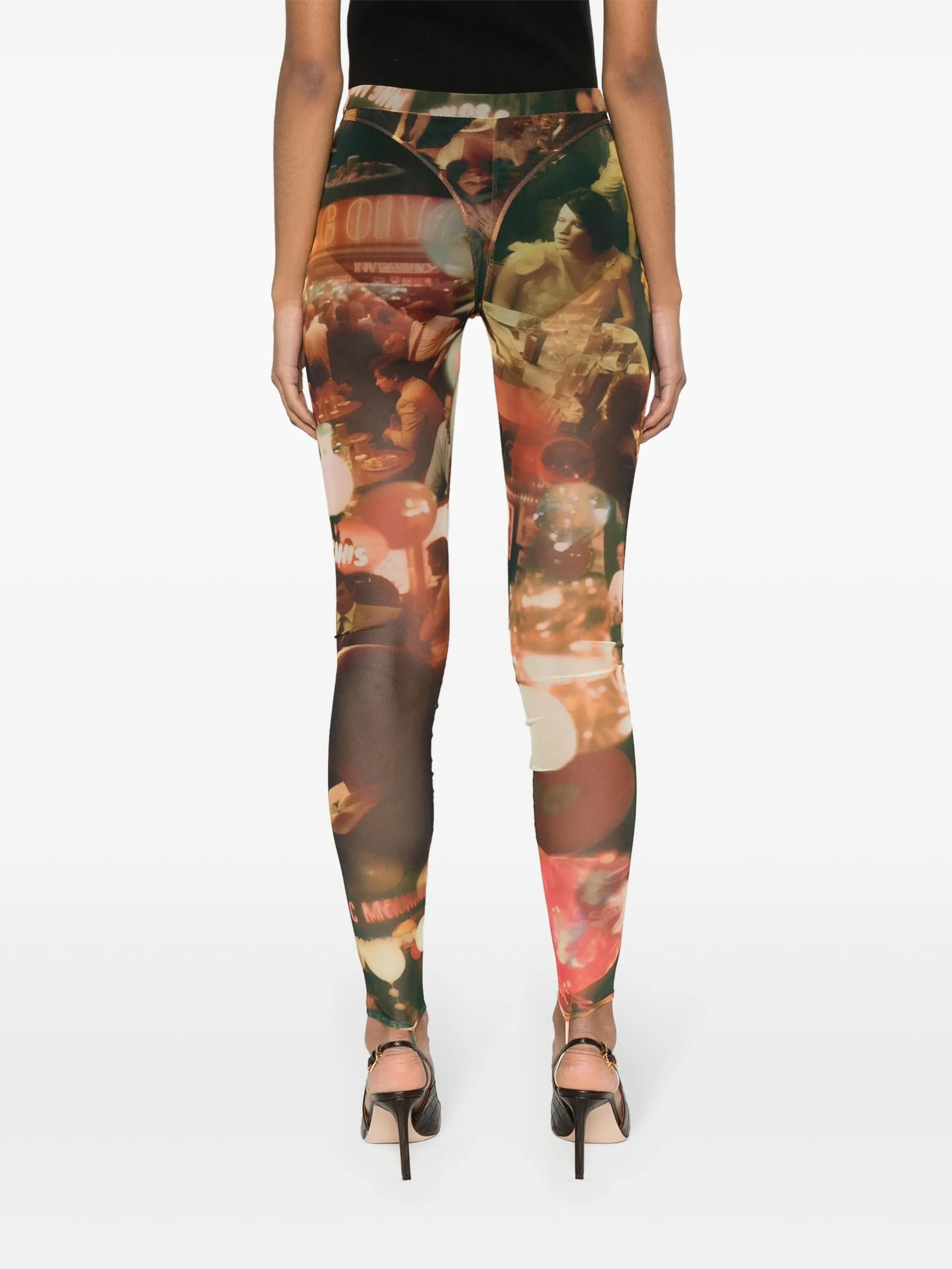 Carly graphic-print leggings