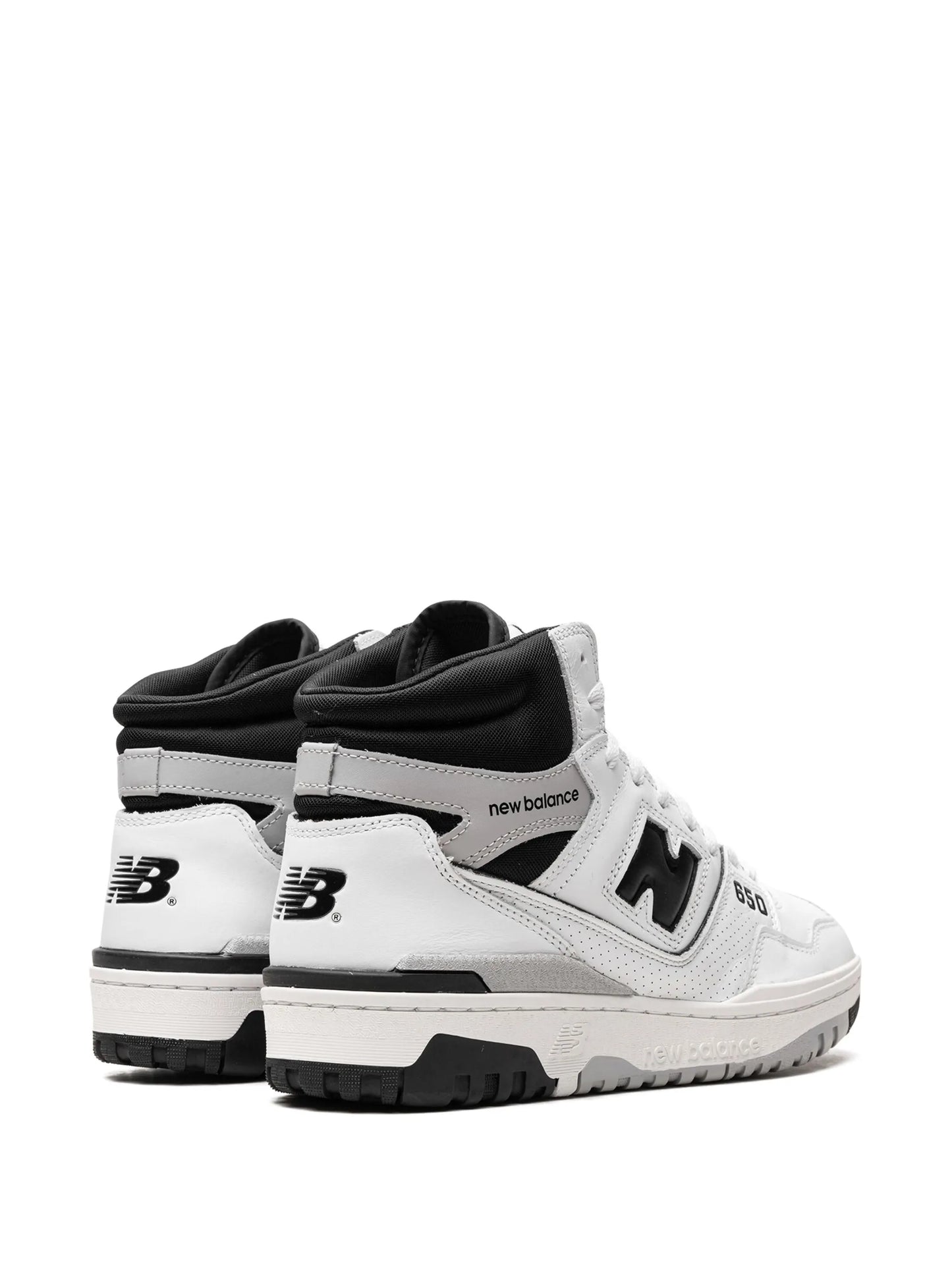 650 "White/Black" high-top sneakers