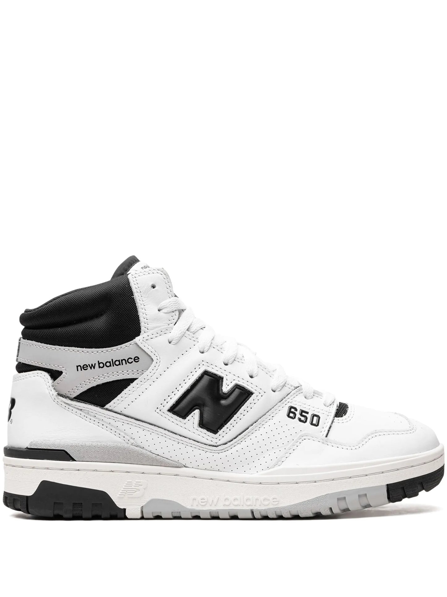 650 "White/Black" high-top sneakers