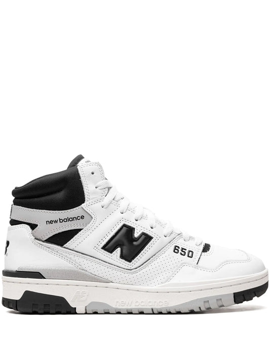 650 "White/Black" high-top sneakers