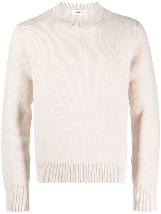 crew-neck wool-cashmere jumper