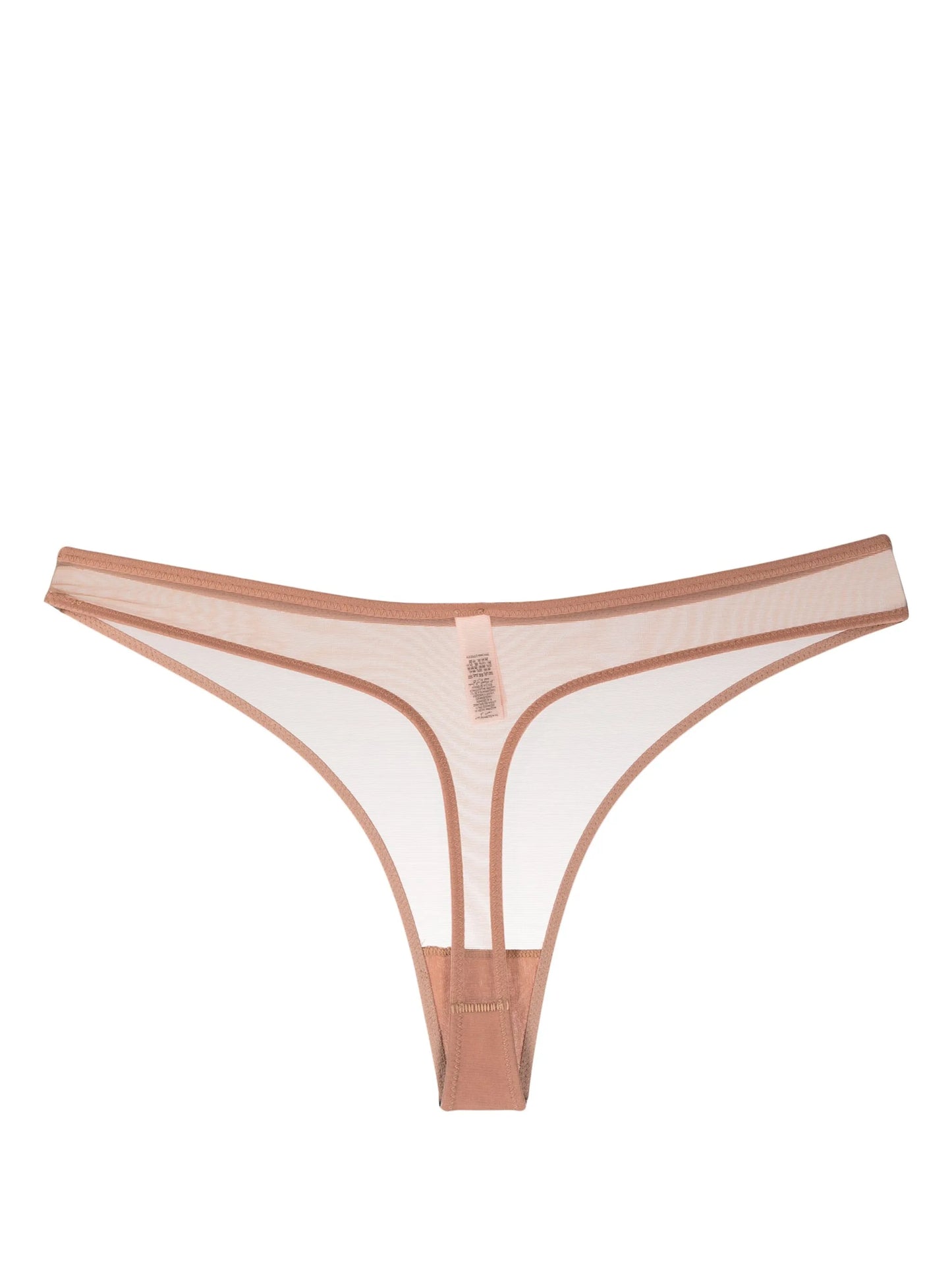 Lucky sheer mesh thong