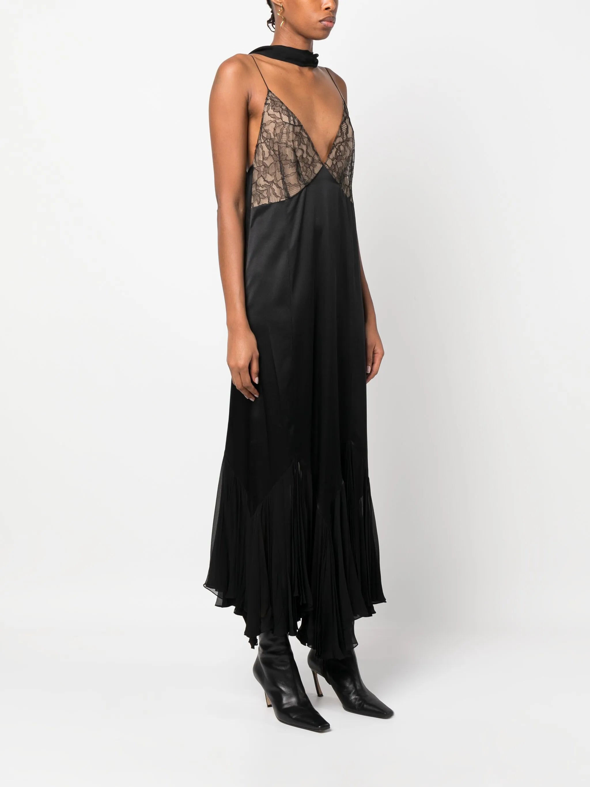 The Candita silk slip dress