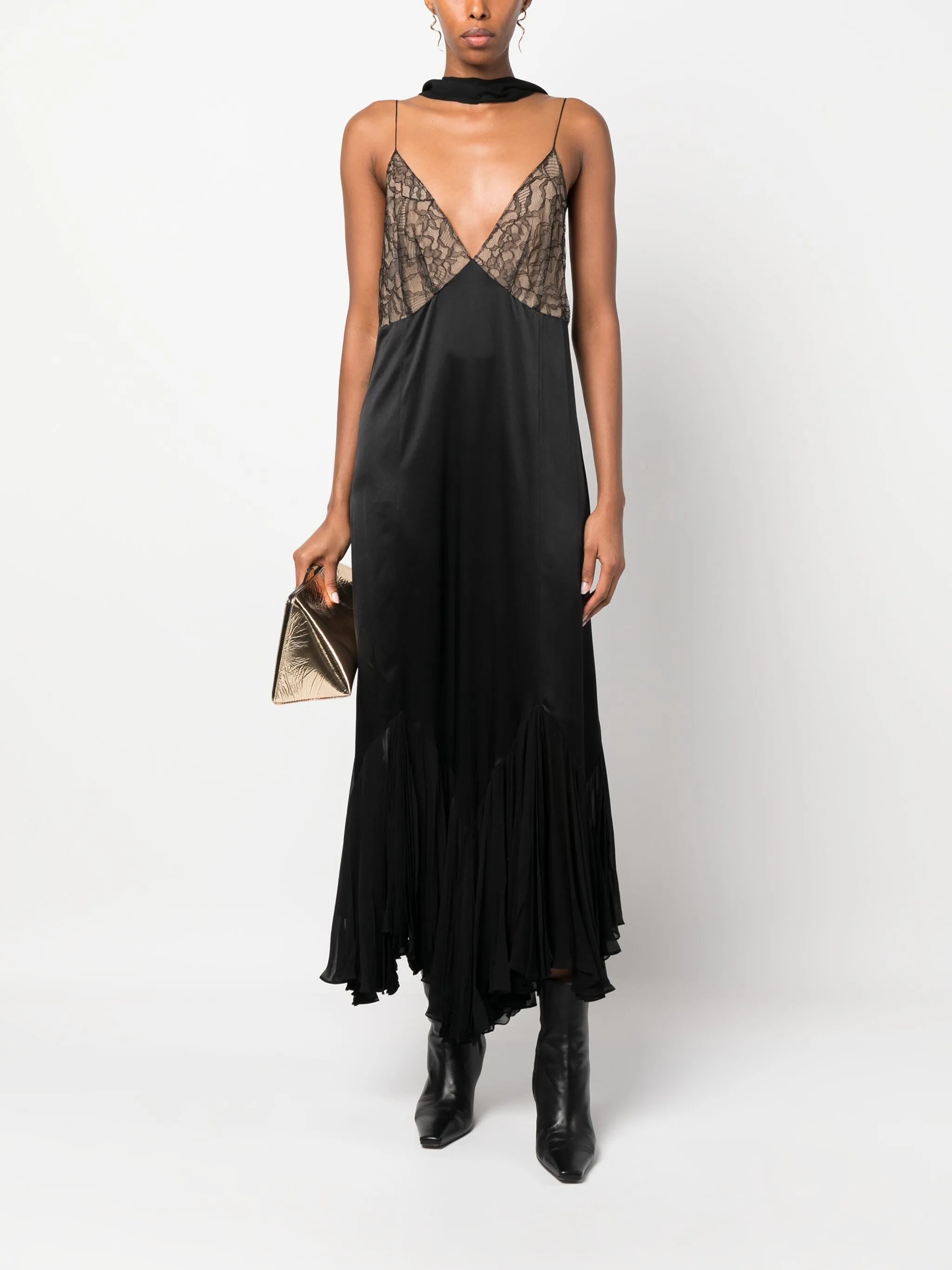 The Candita silk slip dress