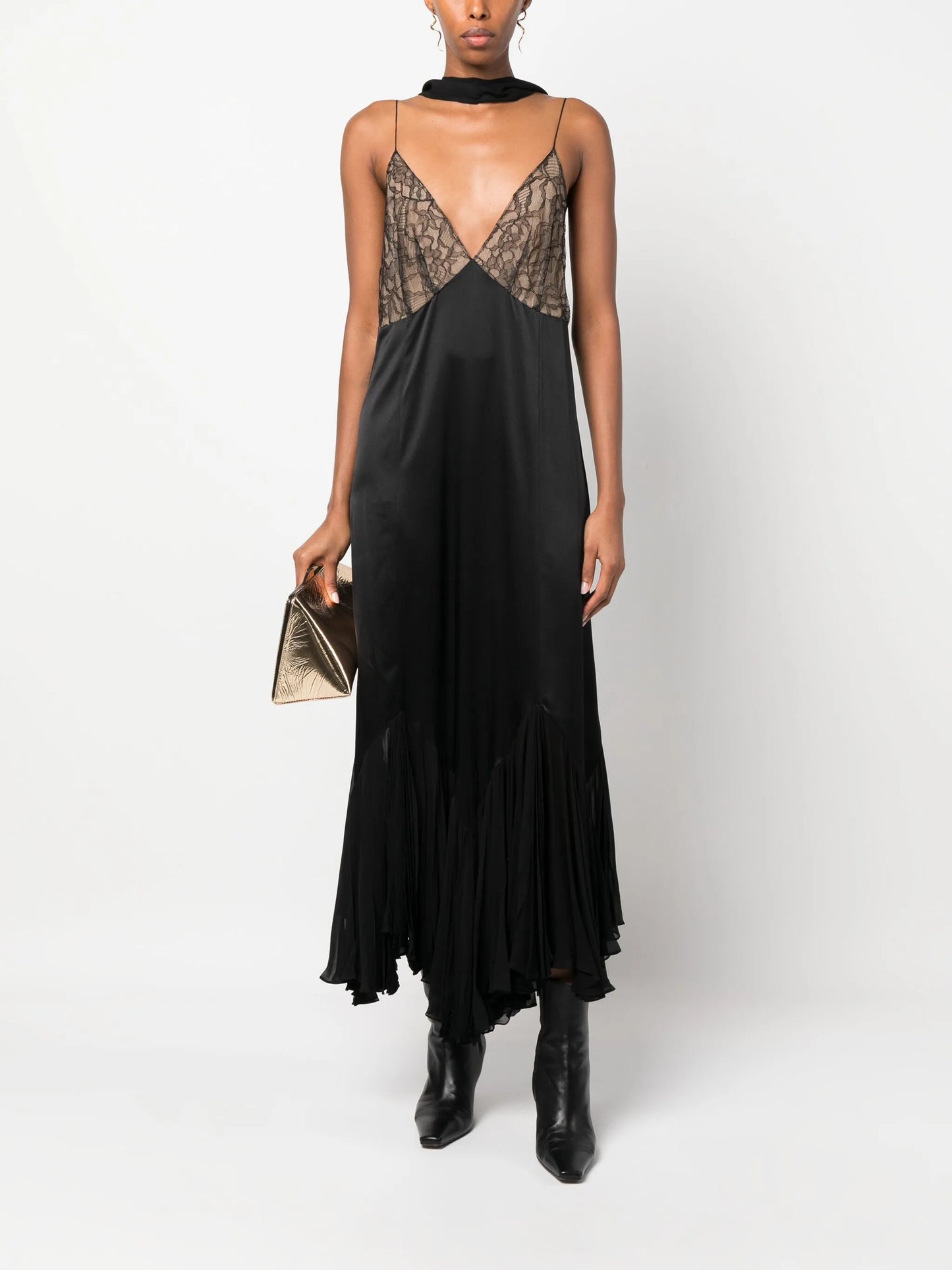 The Candita silk slip dress