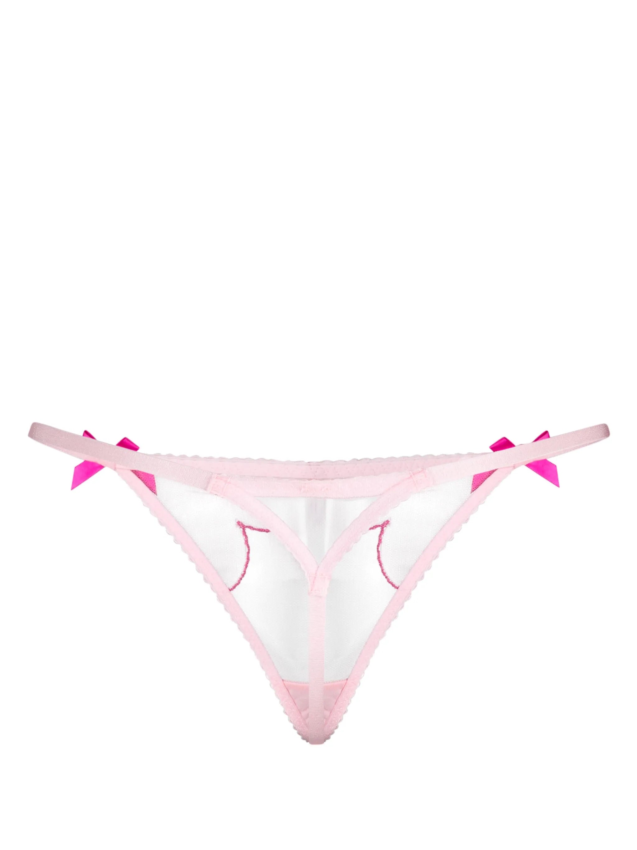Lorna bow-detail thong