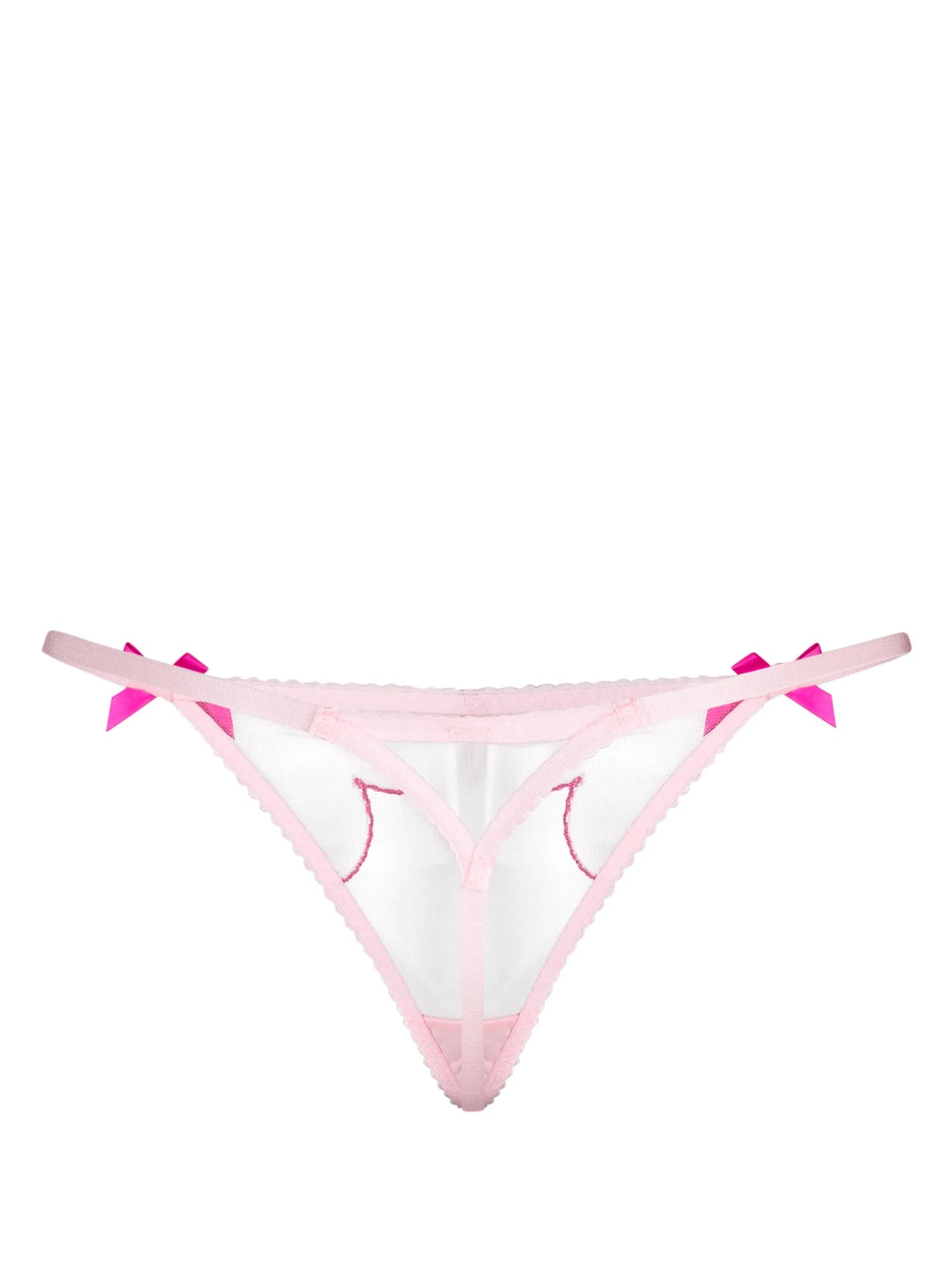Lorna bow-detail thong
