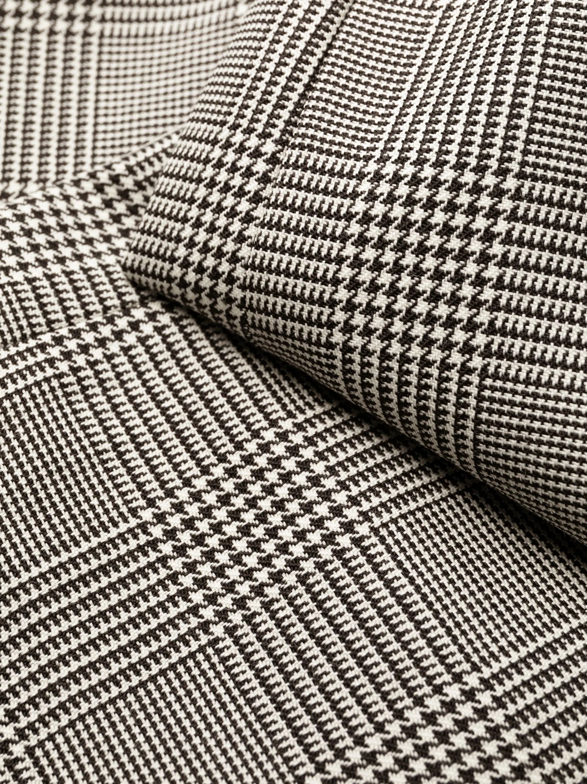 plaid-check tailored trousers