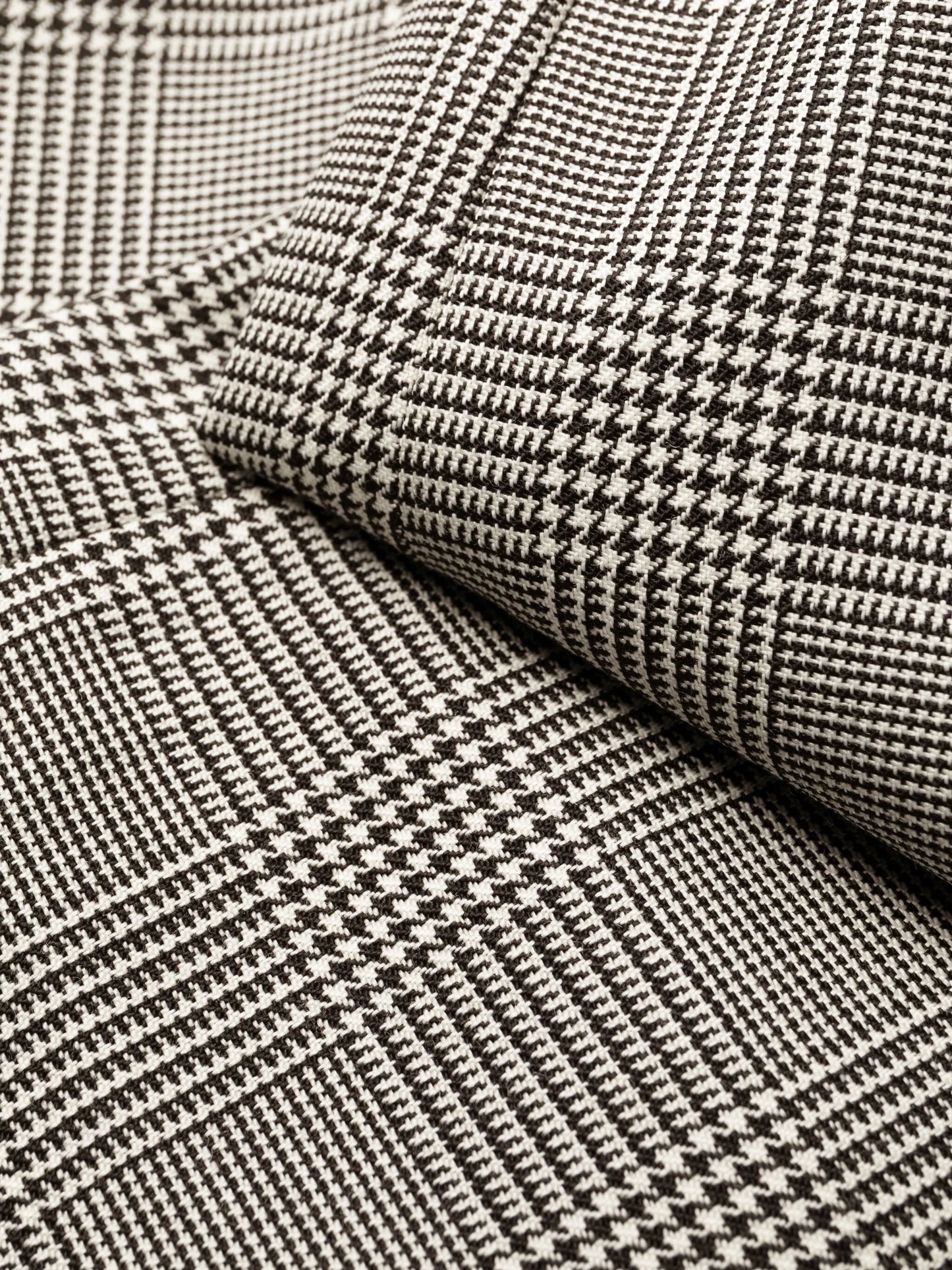 plaid-check tailored trousers