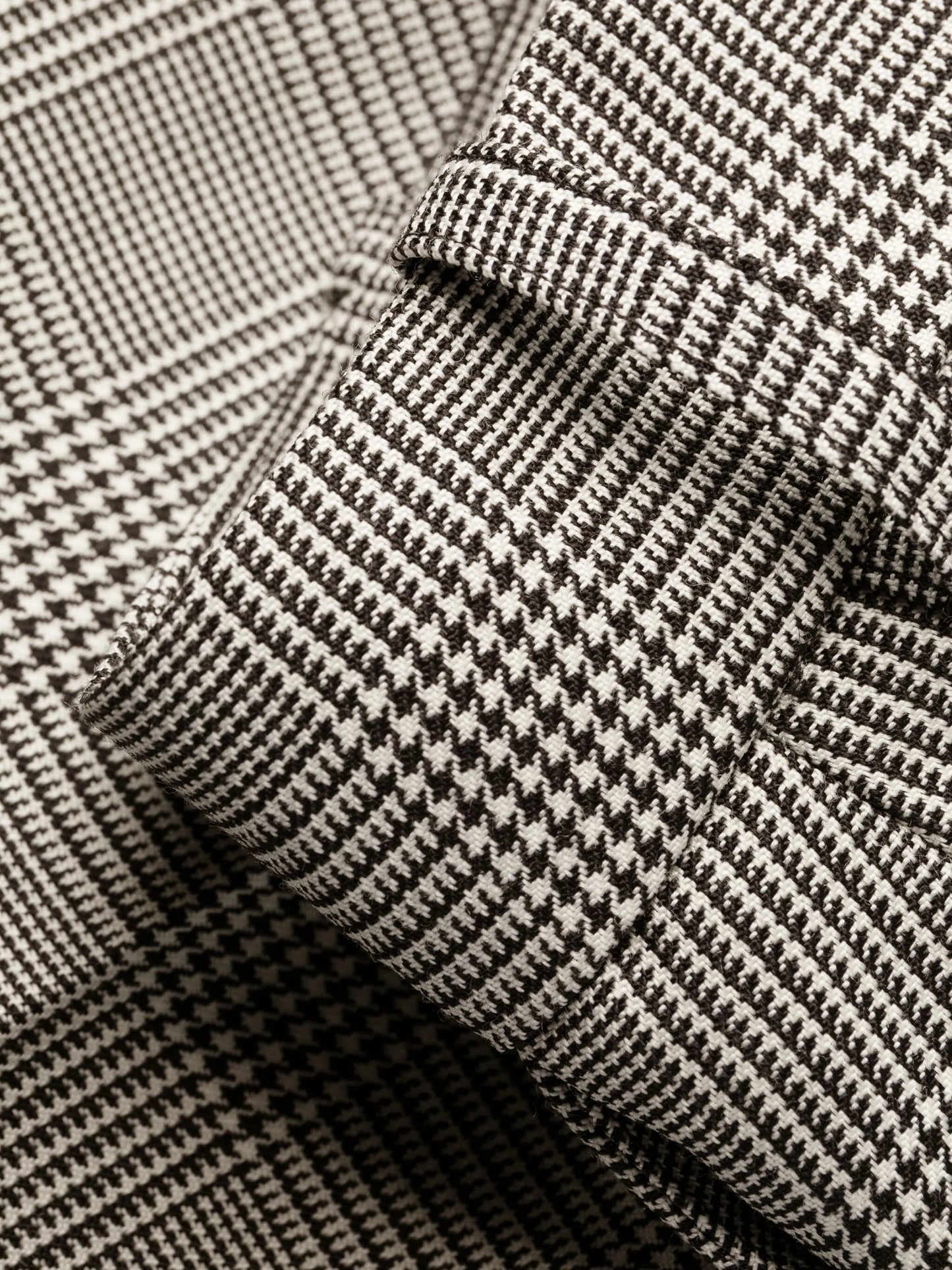 plaid-check tailored trousers