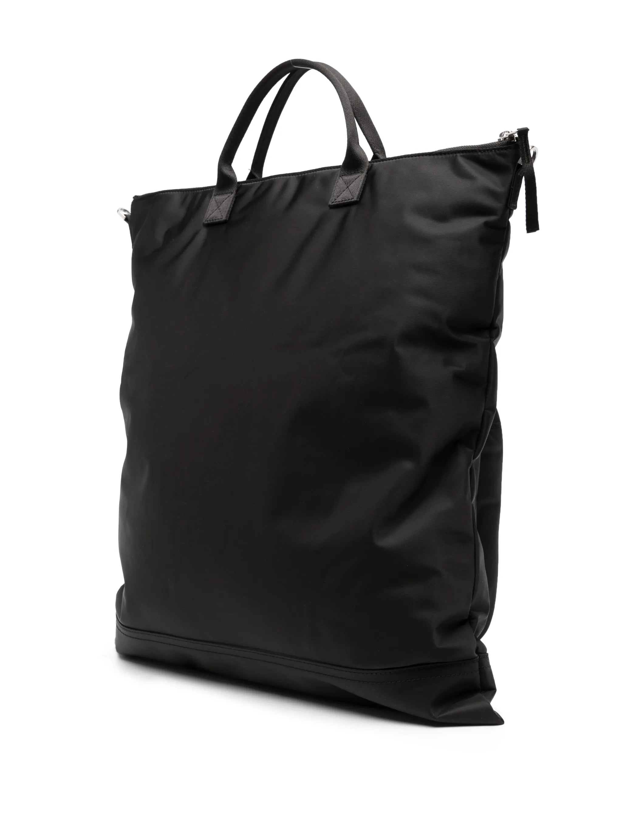 Helmet logo-patch tote bag