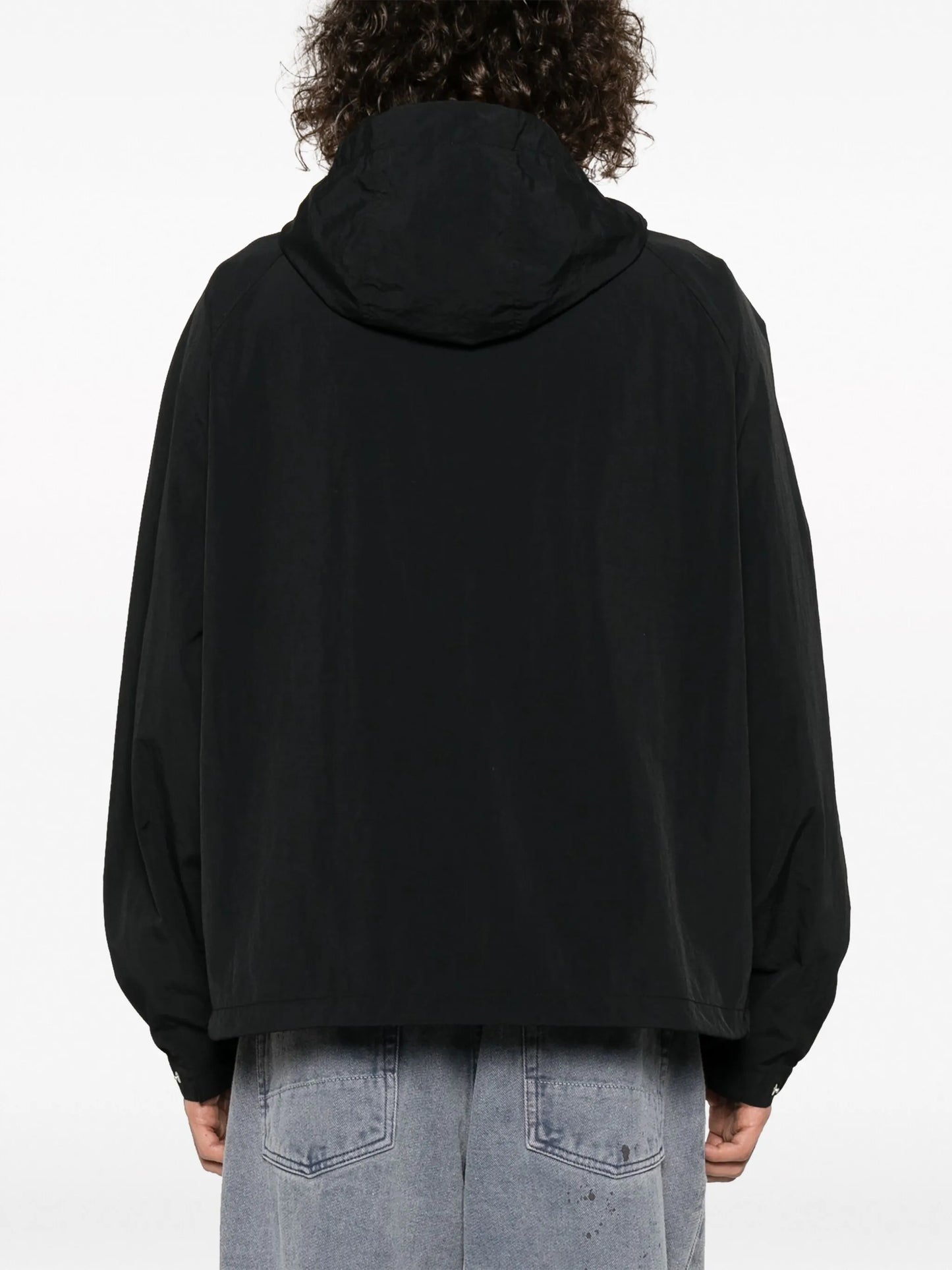 Fox Head-patch hooded windbreaker