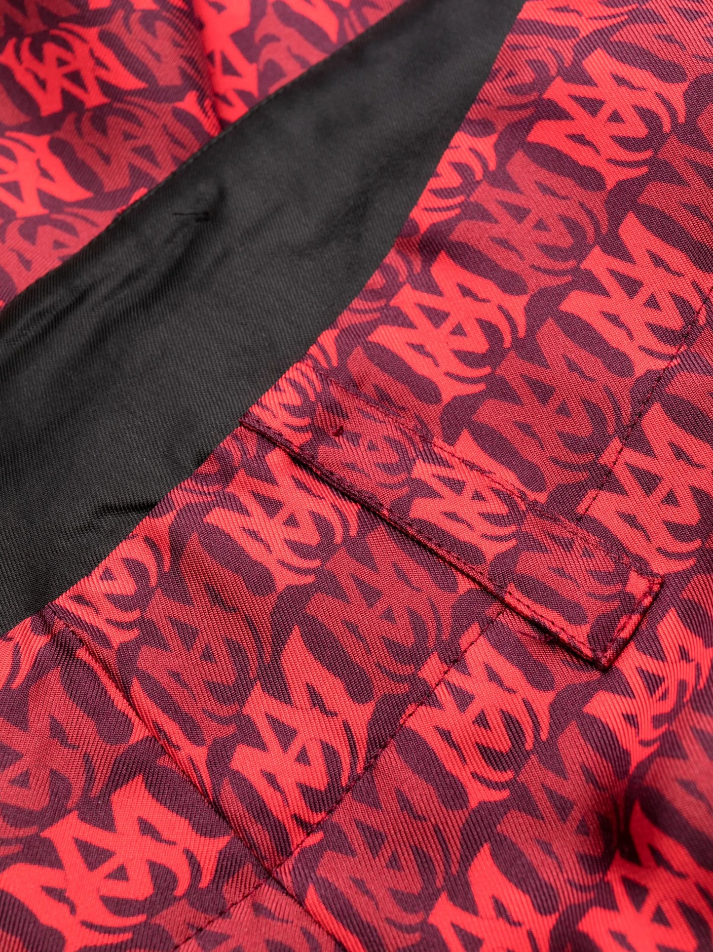 MA Warp silk flared trousers