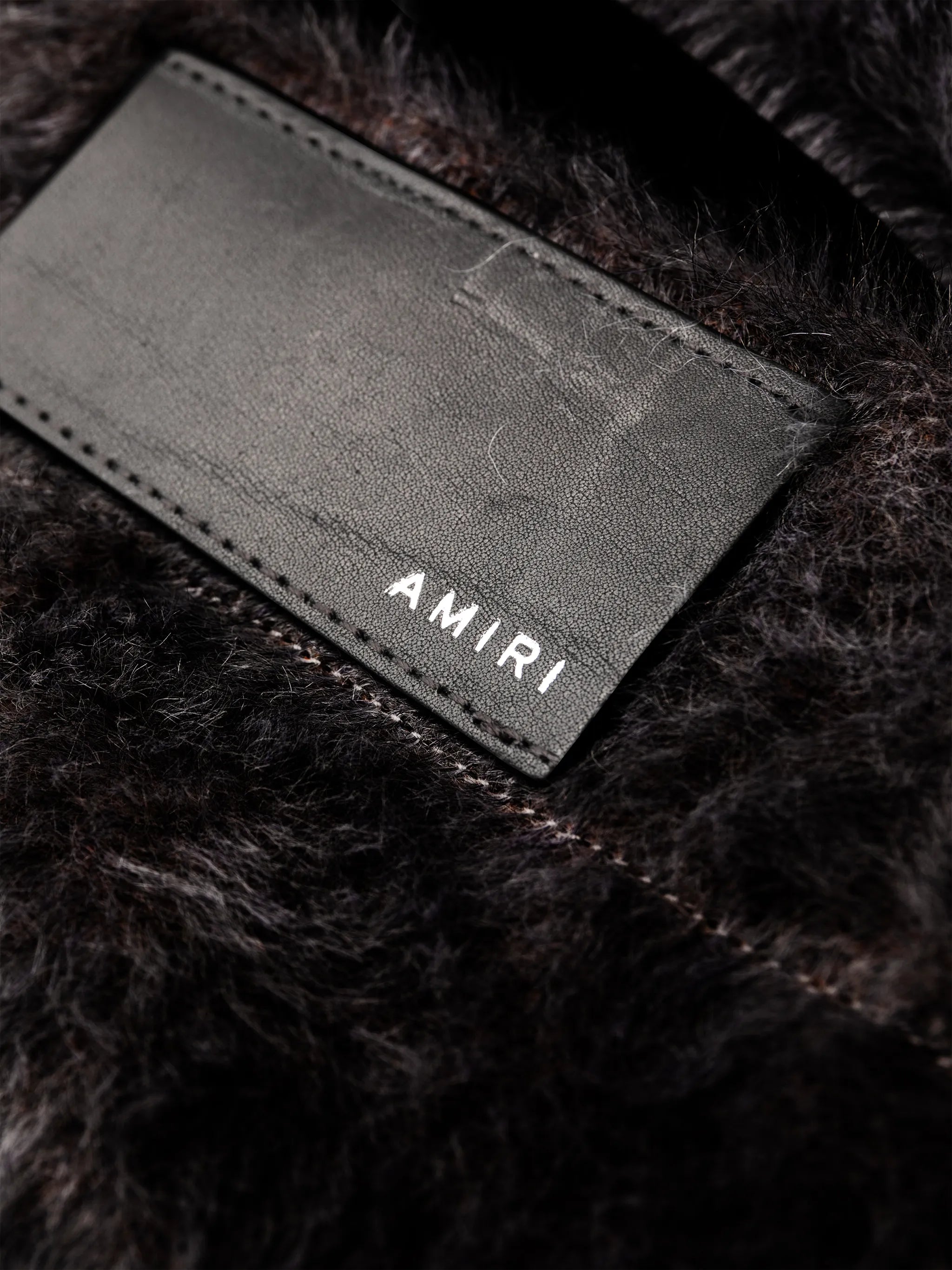 faux-fur cargo pants